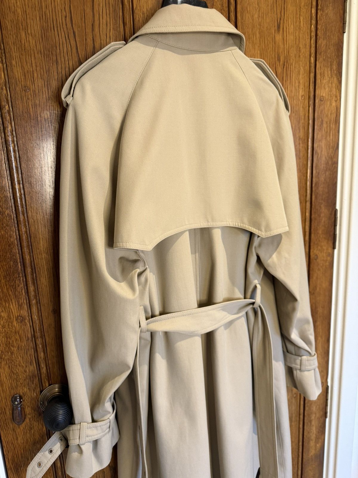 1 of 1 Celine Hedi Sample Trench Jacket silk lined M L Grail