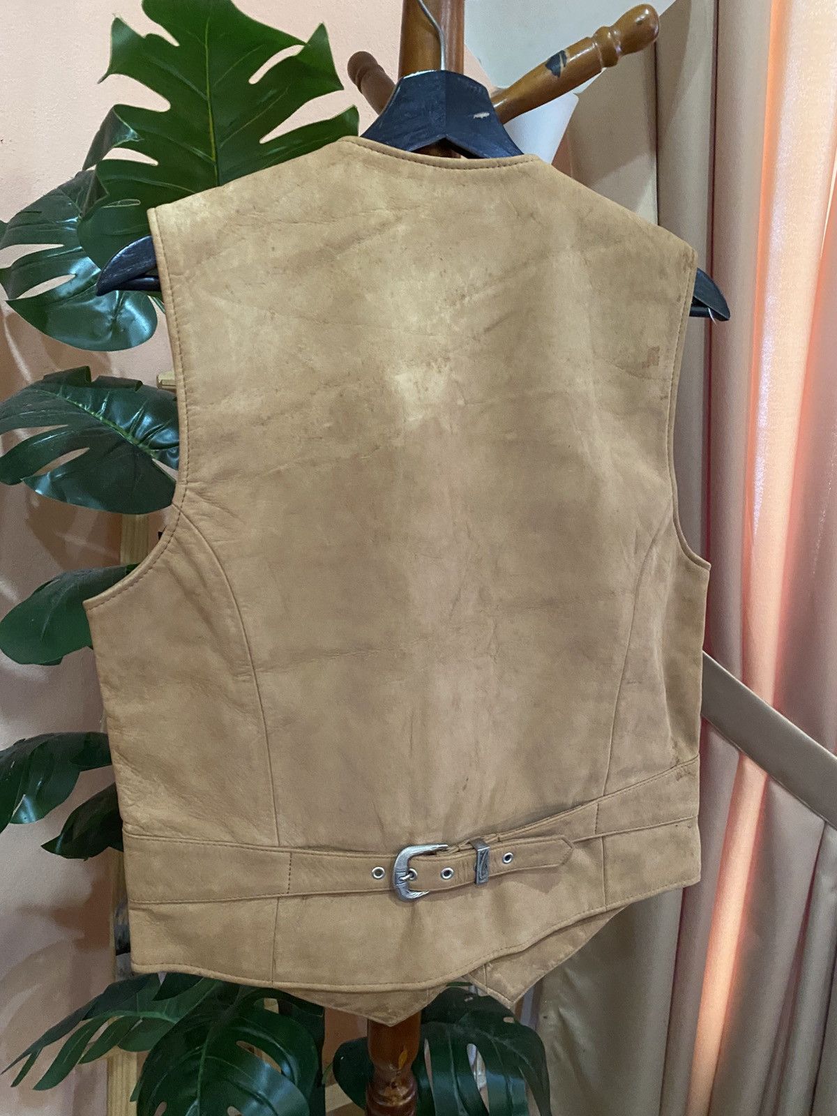 Genuine Leather VINTAGE NAKATAKE VEST LEATHER JACKET Size US L / EU 52-54 / 3 - 11 Thumbnail