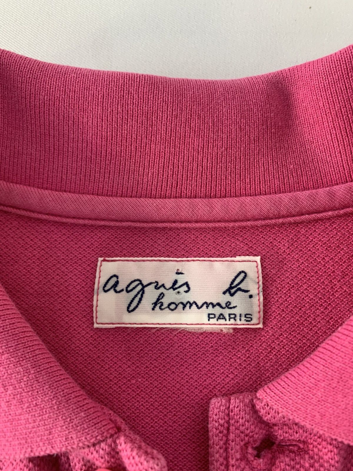 agnes b. Agnes B Homme Paris Plain Polo Tee Small Embroidery Logo Size US L / EU 52-54 / 3 - 5 Thumbnail