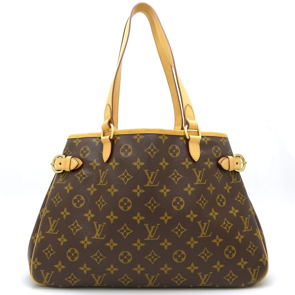 Louis Vuitton Monogram Batignolles Horizontal Shoulder Bag Brown
