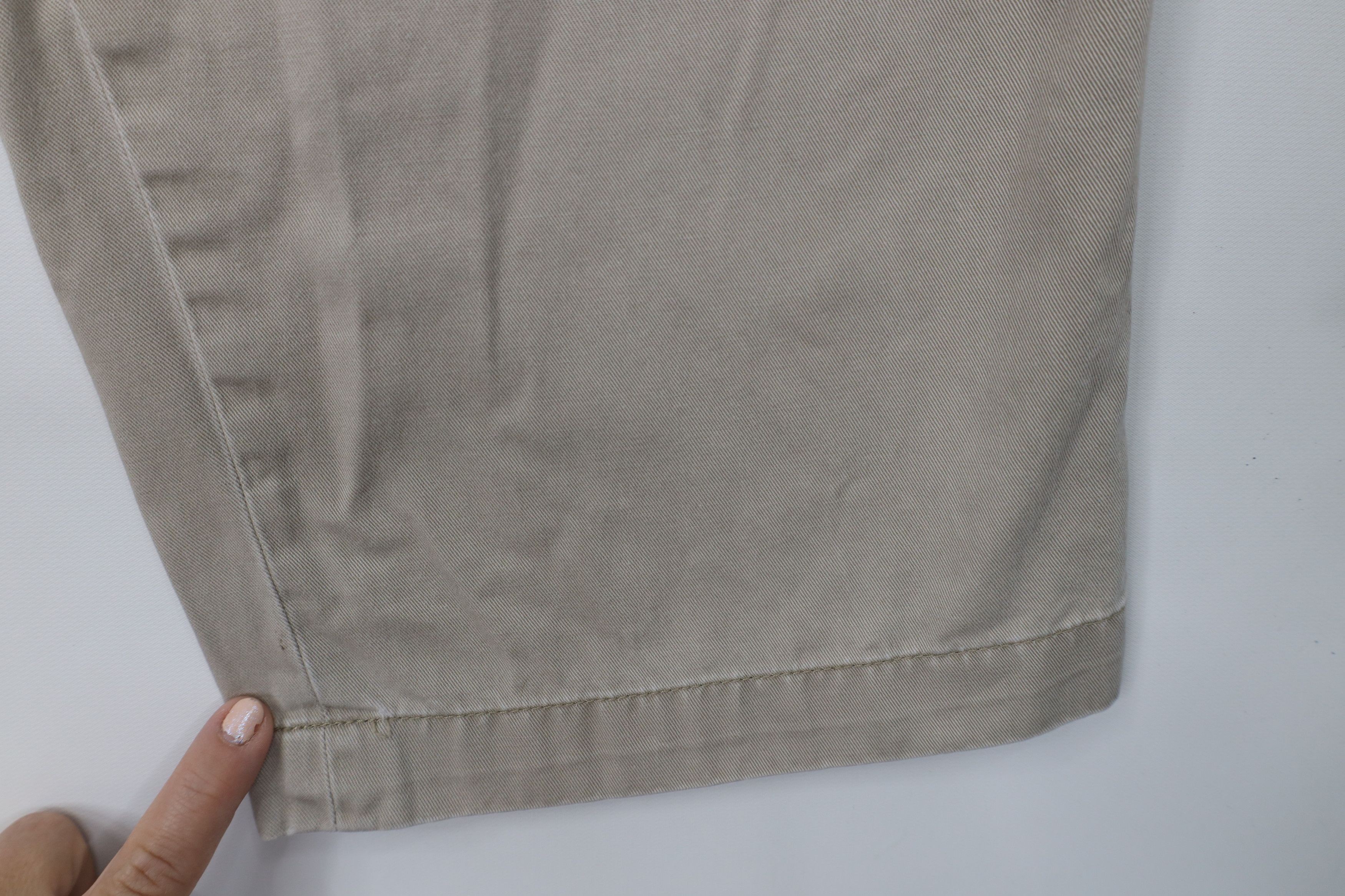 Ralph Lauren Vintage Ralph Lauren Pleated Wide Leg Chino Pants Beige Size US 44 / EU 60 - 5 Thumbnail