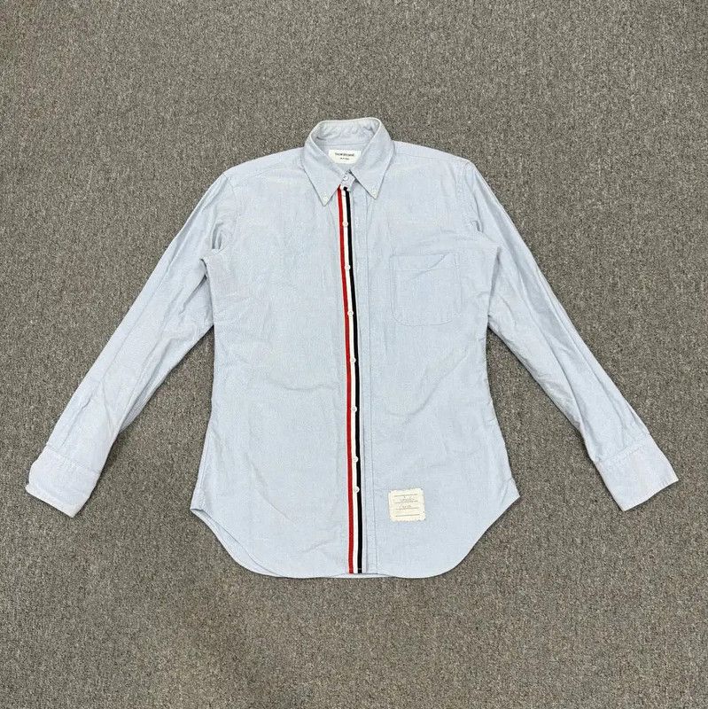Thom Browne Thom Browne Multicolor Cotton Men's Shirt 0089 Size US M / EU 48-50 / 2 - 1 Thumbnail