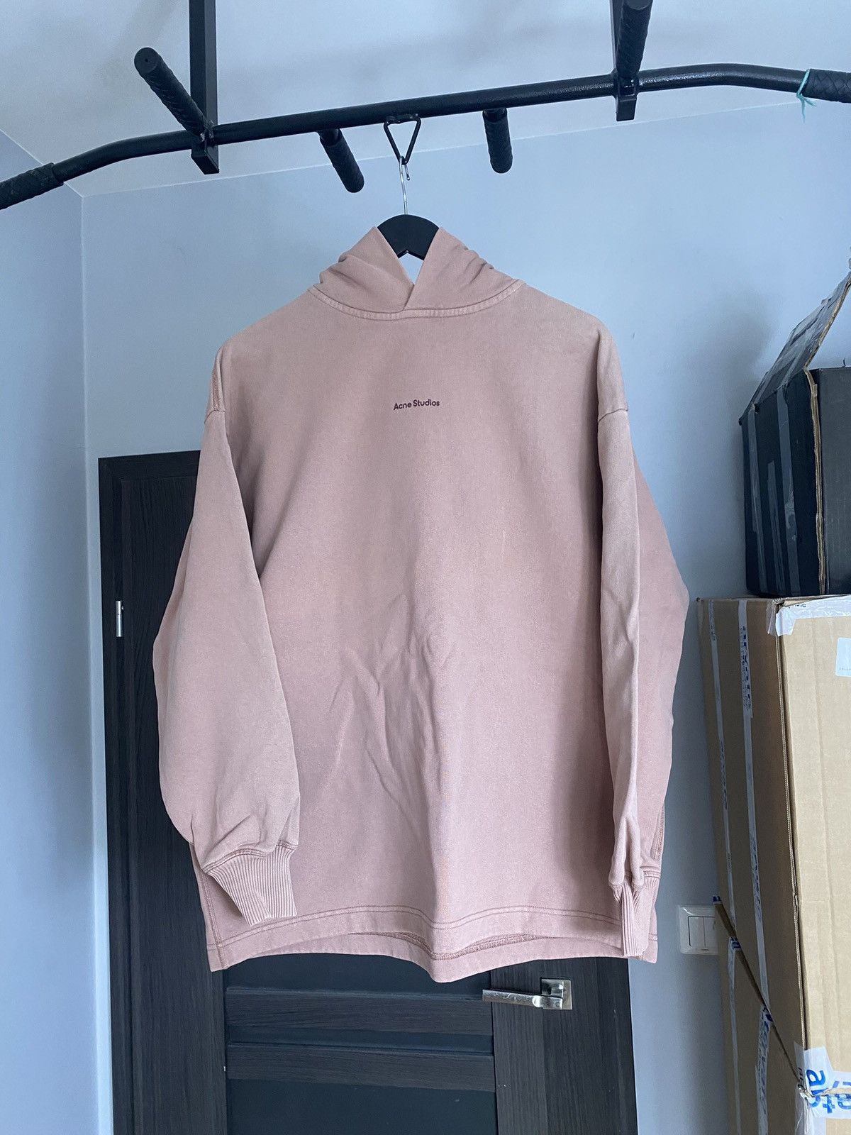 Acne Studios Acne Studios Logo pink hoodie Size US S / EU 44-46 / 1 - 2 Thumbnail
