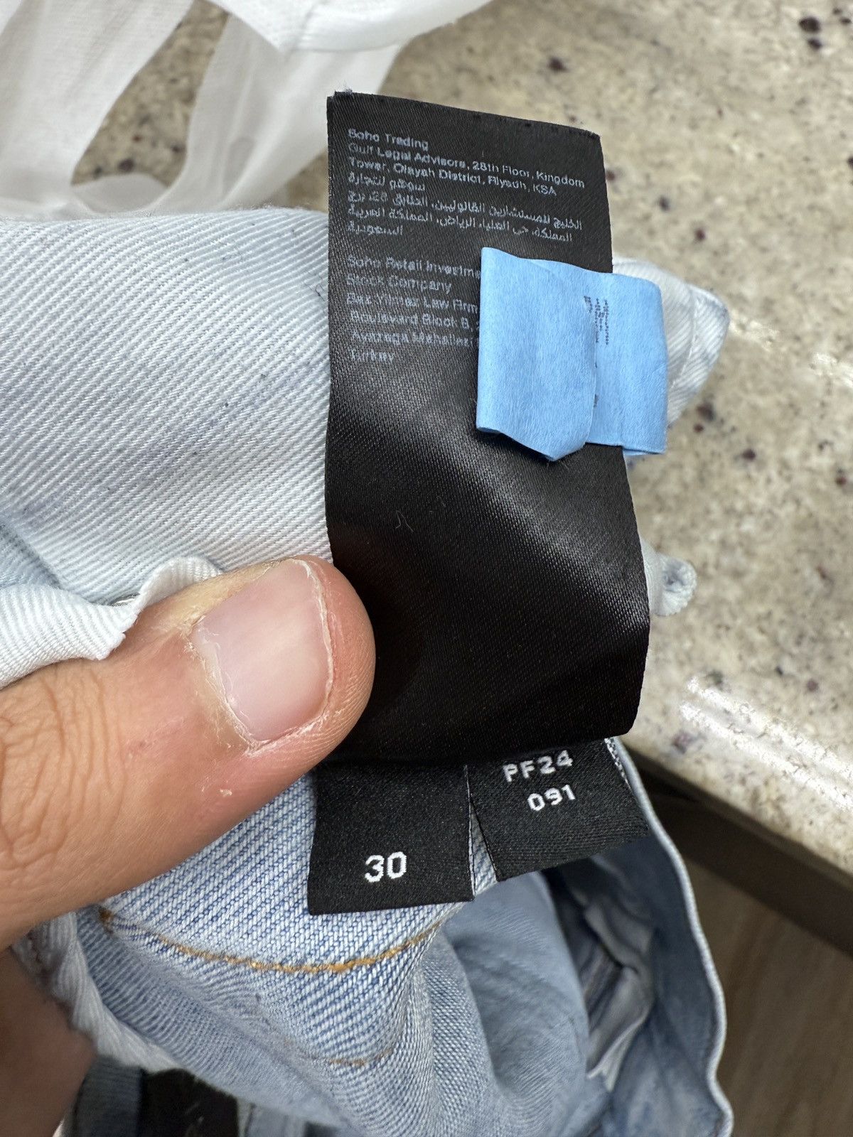 Amiri Amiri Blue Bandana Jeans Size US 30 / EU 46 - 10 Thumbnail