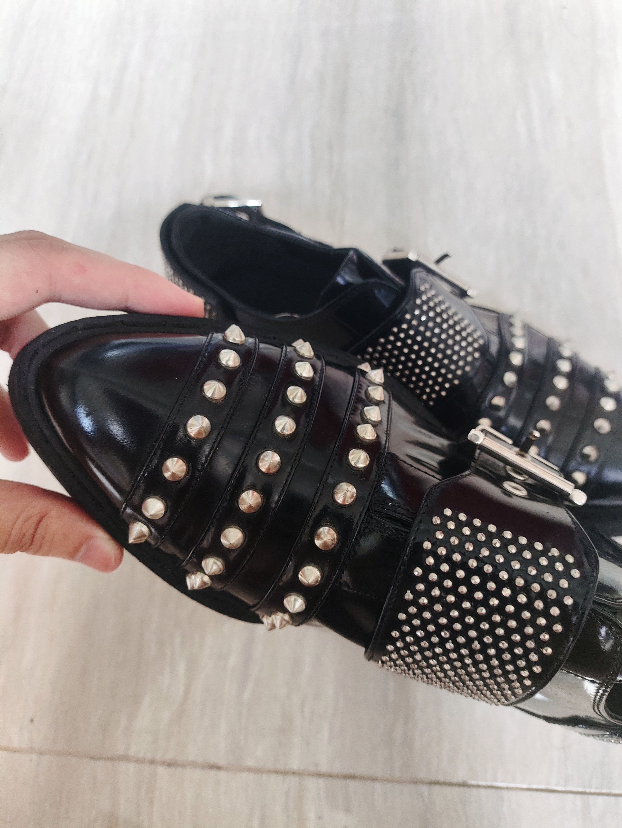 Alexander McQueen Archive studded creeper Size US 8 / IT 38 - 3 Thumbnail