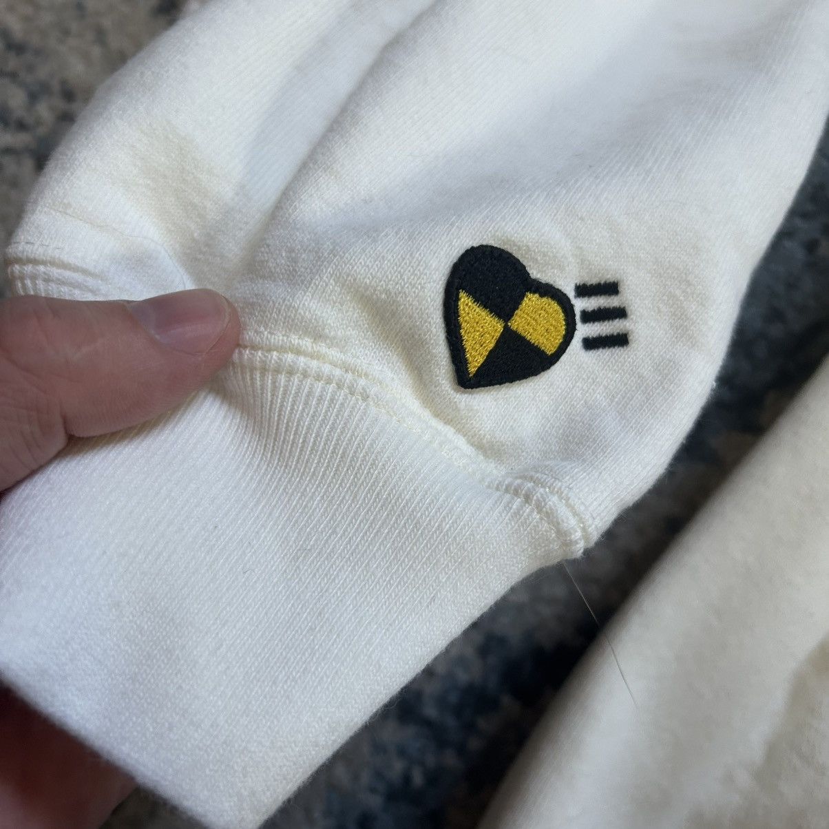A$AP Rocky × Human Made HUMAN TESTiNG ASAP ROCKY NiGO HEAVYWEiGHT FLEECE HOODiE ÉCRU Size US XXL / EU 58 / 5 - 20 Thumbnail