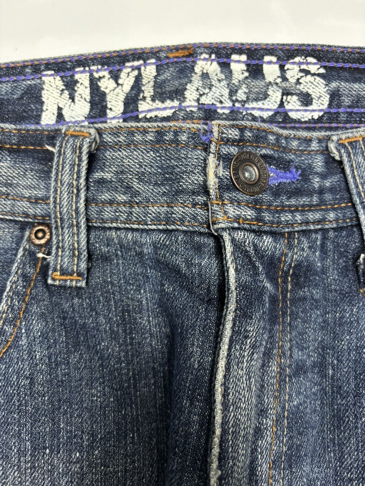 Hysteric Glamour 💥RARE💥BAGGY FLARED JEANS NYLAUS JAPANESE FLARE DENIM JEANS Size US 34 / EU 50 - 10 Thumbnail