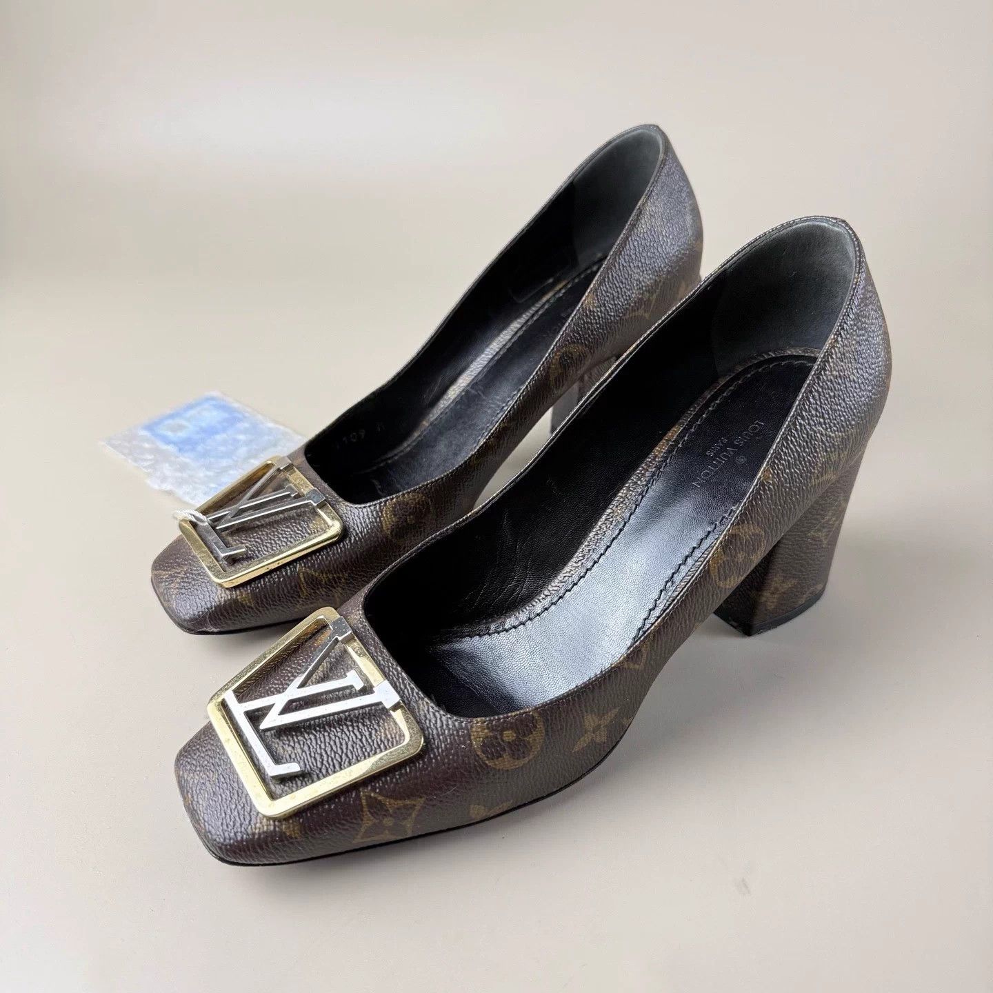Louis Vuitton Louis Vuitton Monogram Gold Silver Pumps 39.5 EU 95New Size US 8.5 / IT 38.5 - 1 Thumbnail