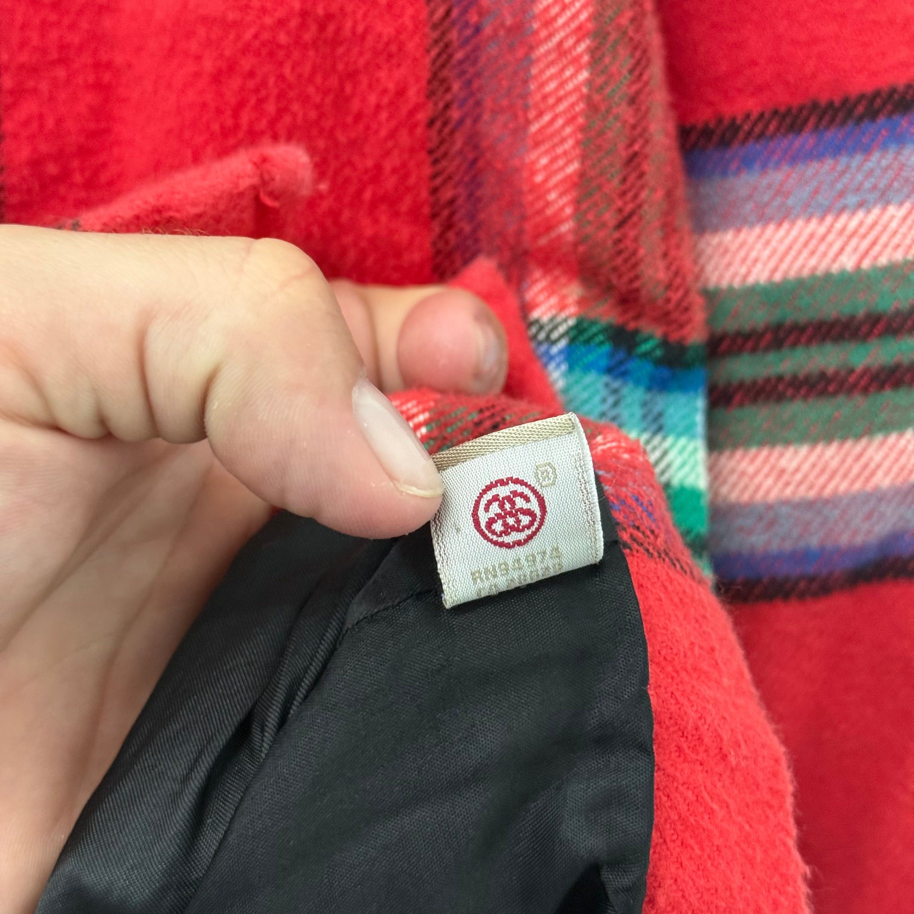 Stussy Stussy Plaid Flannel Work Zip - Size M Size US M / EU 48-50 / 2 - 6 Thumbnail
