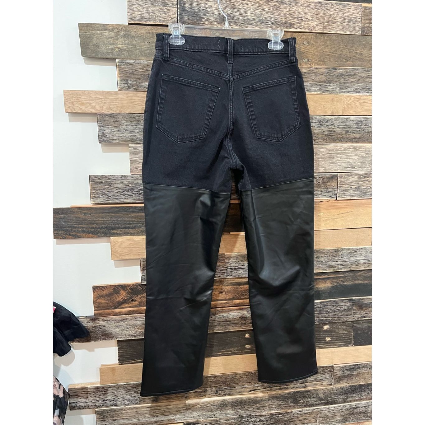 Abercrombie & Fitch Abercrombie & Fitch NWT 90s Straight High Rise Jeans Faux Le Size 29" - 3 Thumbnail
