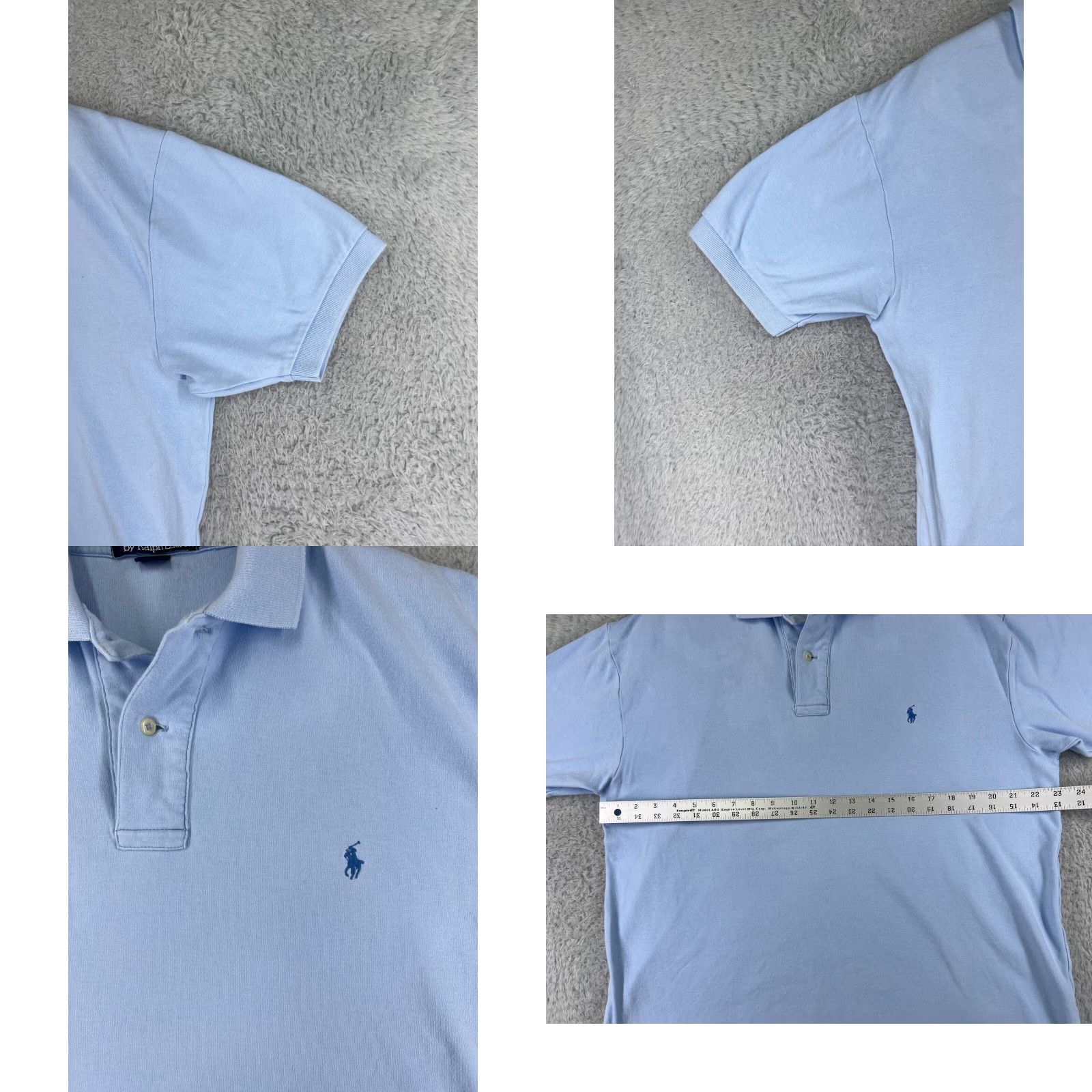 Polo Ralph Lauren Polo Ralph Lauren Shirt Mens Large Blue 100% Cotton Jersey Fabric Golf Golfer Size US L / EU 52-54 / 3 - 8 Thumbnail