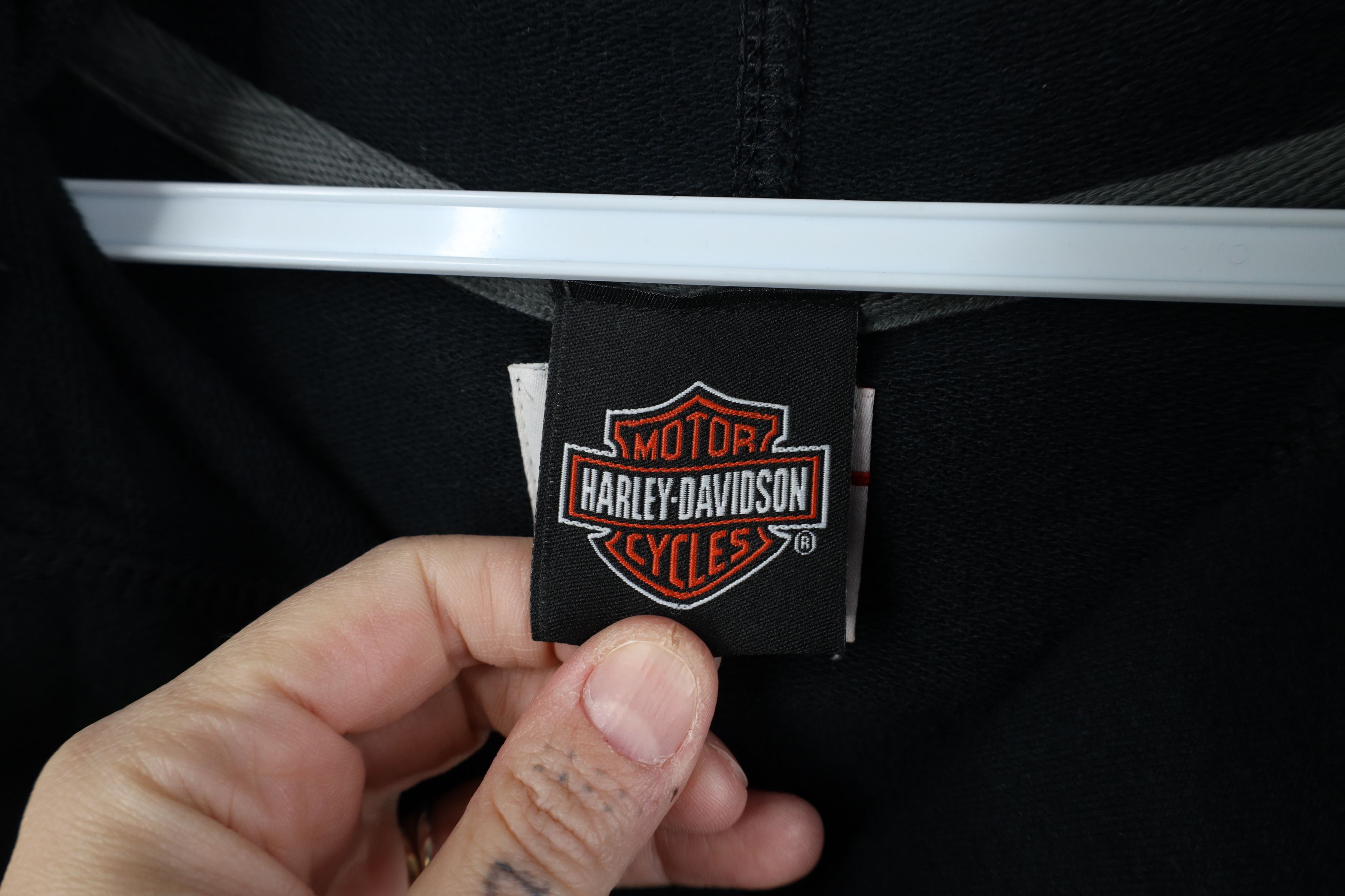 Harley Davidson Vintage Y2K Harley Davidson Terry Babydoll Hoodie Sweatshirt Size M / US 6-8 / IT 42-44 - 11 Thumbnail