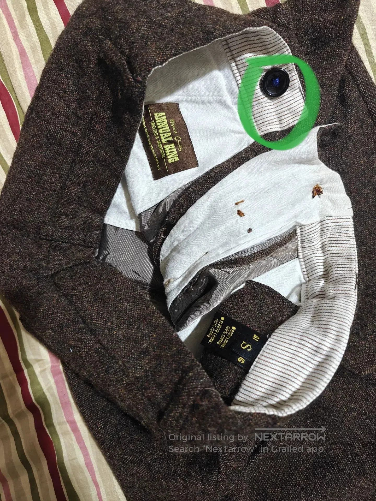 Woolrich Woolen Mills AnnualRing Tweed Suit & Pants. Size US M / EU 48-50 / 2 - 8 Thumbnail