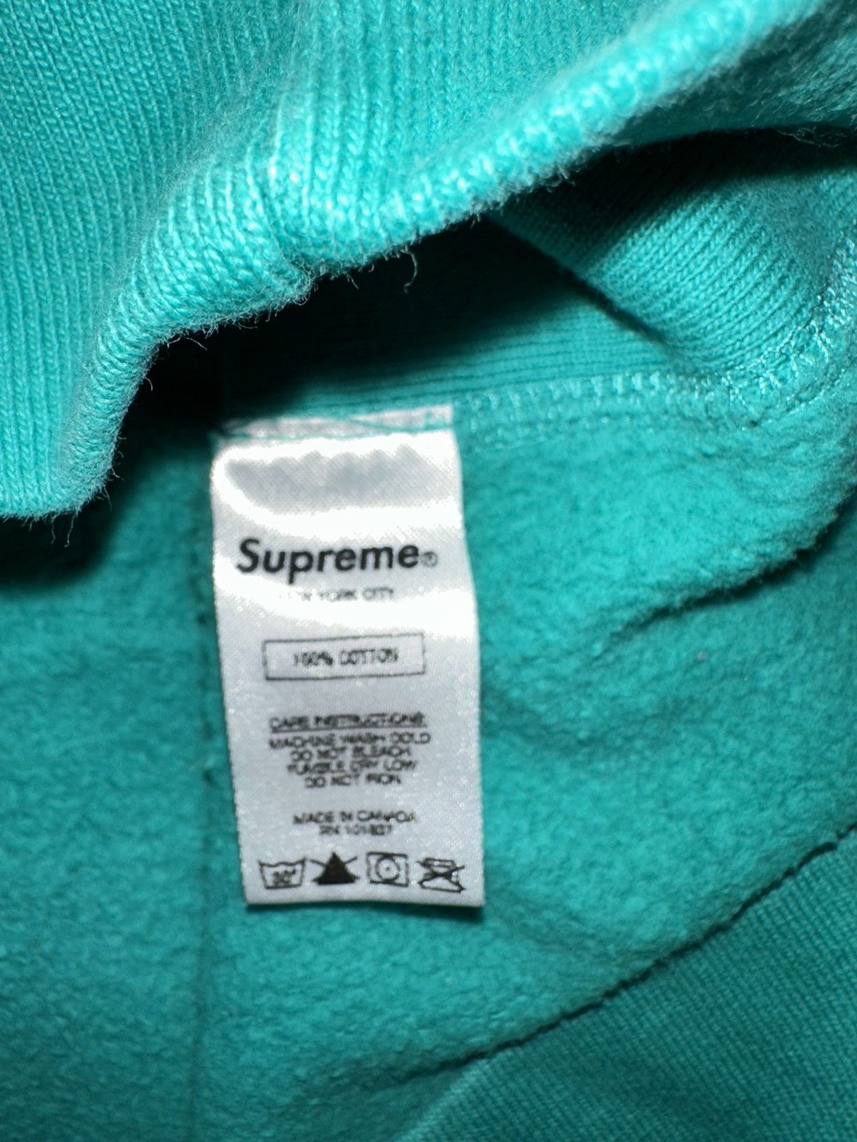 Supreme Supreme SS17 Van Gogh Field Hoodie Aqua Medium Size US M / EU 48-50 / 2 - 7 Thumbnail