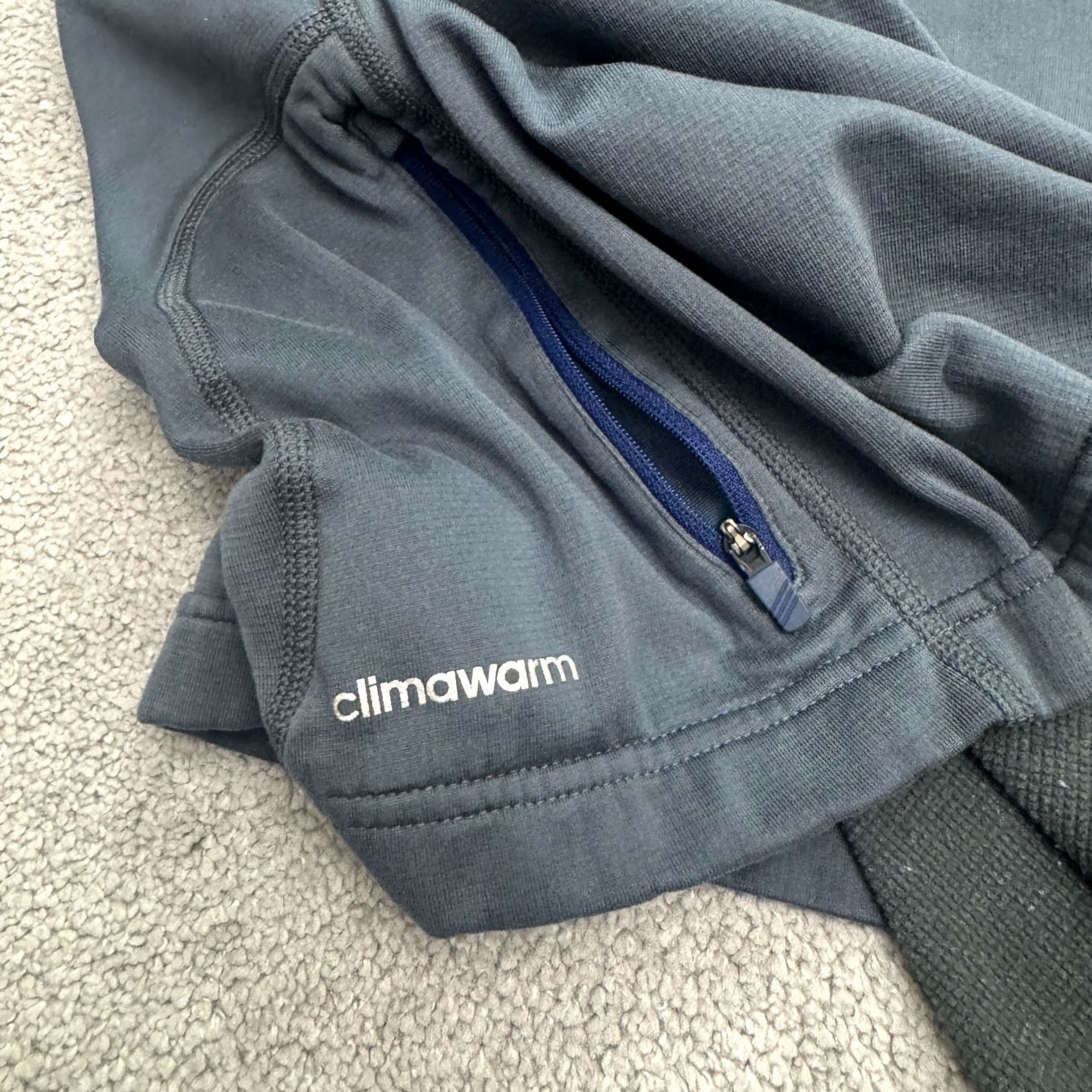 Adidas Adidas Climawarm 1/4 Zip Pullover Jacket Mens Medium Blue Activewear Athletic Size US M / EU 48-50 / 2 - 6 Thumbnail