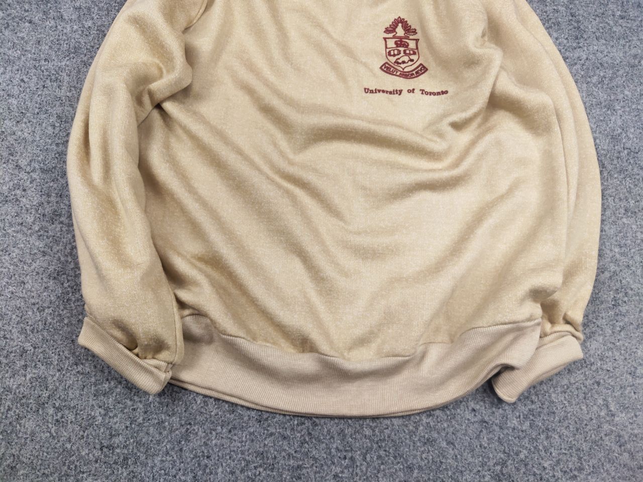 Vintage Vintage University of Toronto Crew Check Sweatshirt Y2K Size US L / EU 52-54 / 3 - 5 Thumbnail