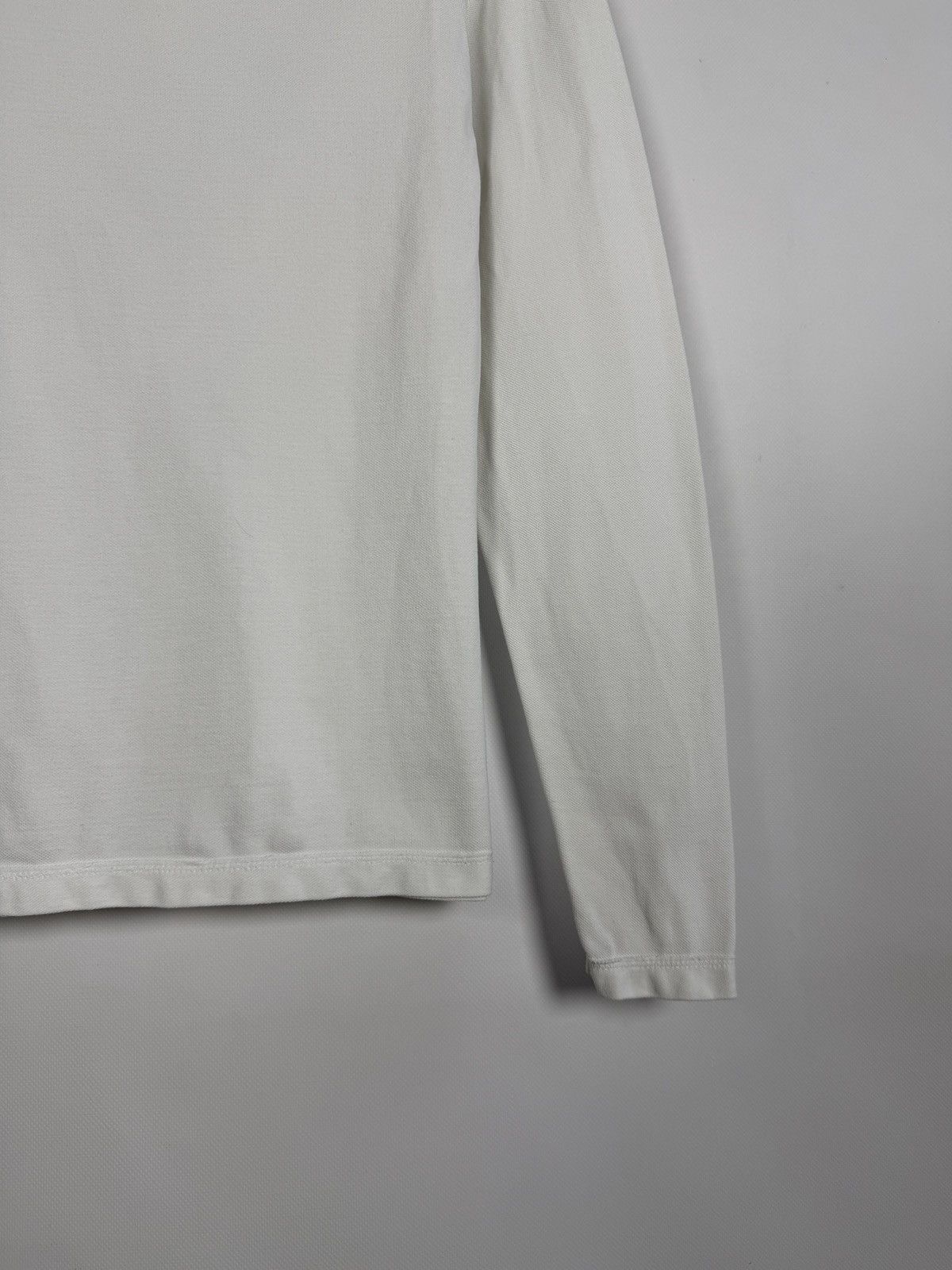 Allsaints Allsaints Reform Long Sleeve Polo Shirt White Cotton Size XS Size US XS / EU 42 / 0 - 14 Thumbnail