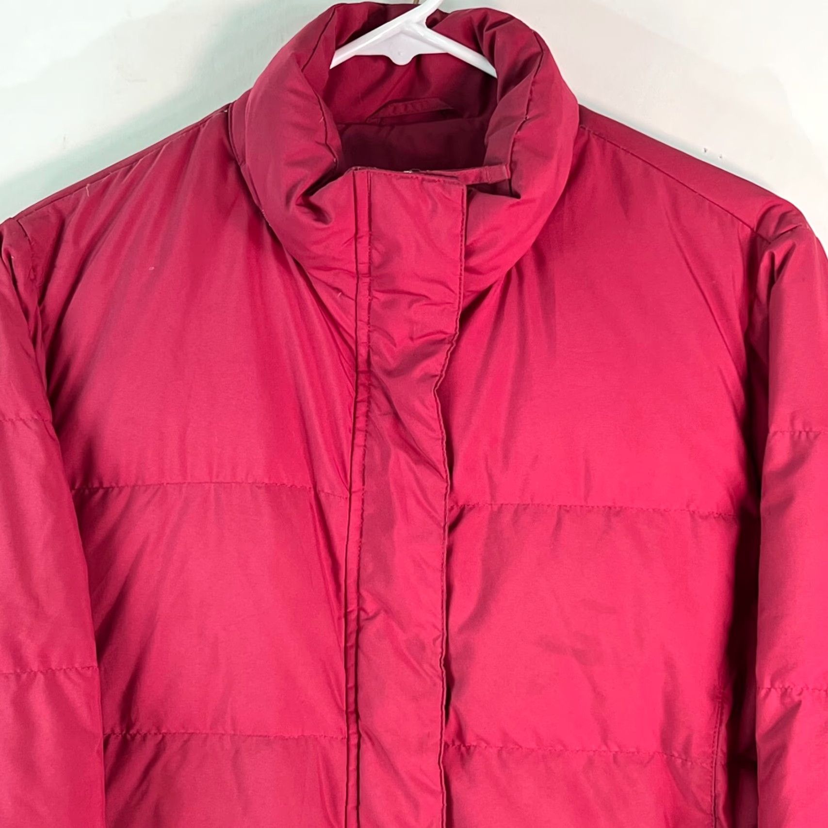 Vintage L.L. Bean Pink Down Puffer Jacket Sz M Regular Womens Full Zip Long Sleeves Size M / US 6-8 / IT 42-44 - 3 Thumbnail