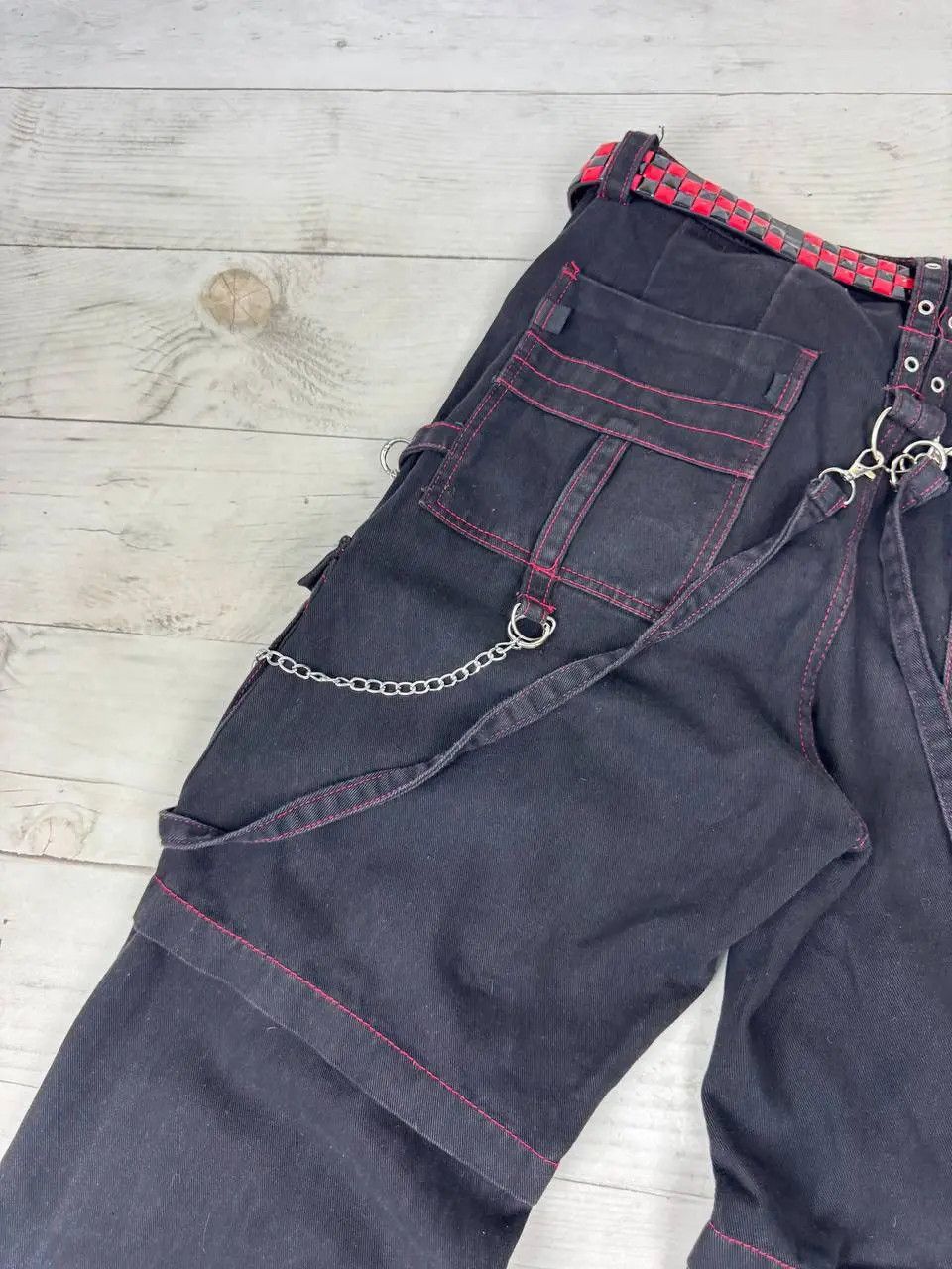 Vintage Romwe Skull Baggy Pants Y2K Size US 32 / EU 48 - 17 Thumbnail