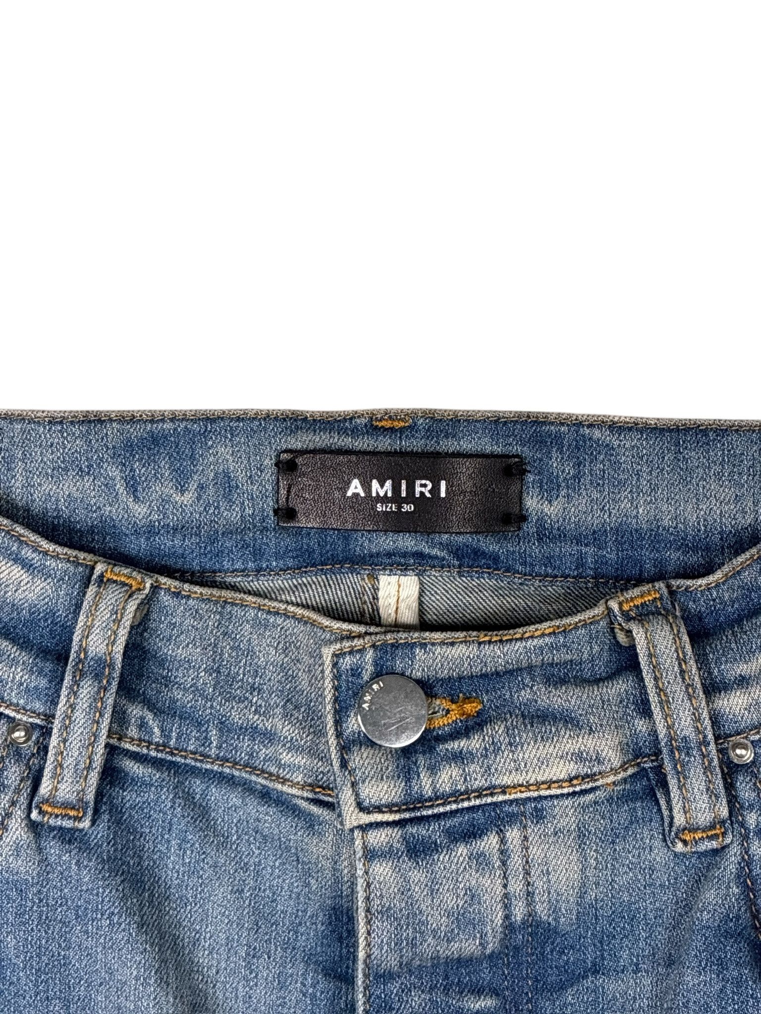Amiri AMIRI BLUE BOOTCUT JEANS Size 30" / US 8 / IT 44 - 4 Thumbnail