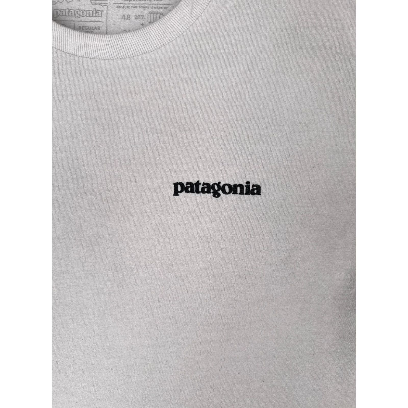 Patagonia Patagonia Men’s Shirt Small White Short Sleeve Crew Neck Cotton Blend Jersey Size US S / EU 44-46 / 1 - 6 Thumbnail