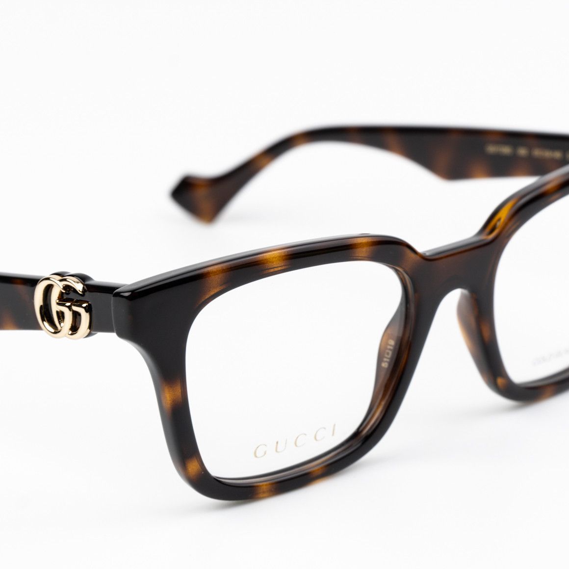 Gucci NEW Gucci GG1728O 002 Havana Square Women Eyeglasses Size ONE SIZE - 6 Thumbnail