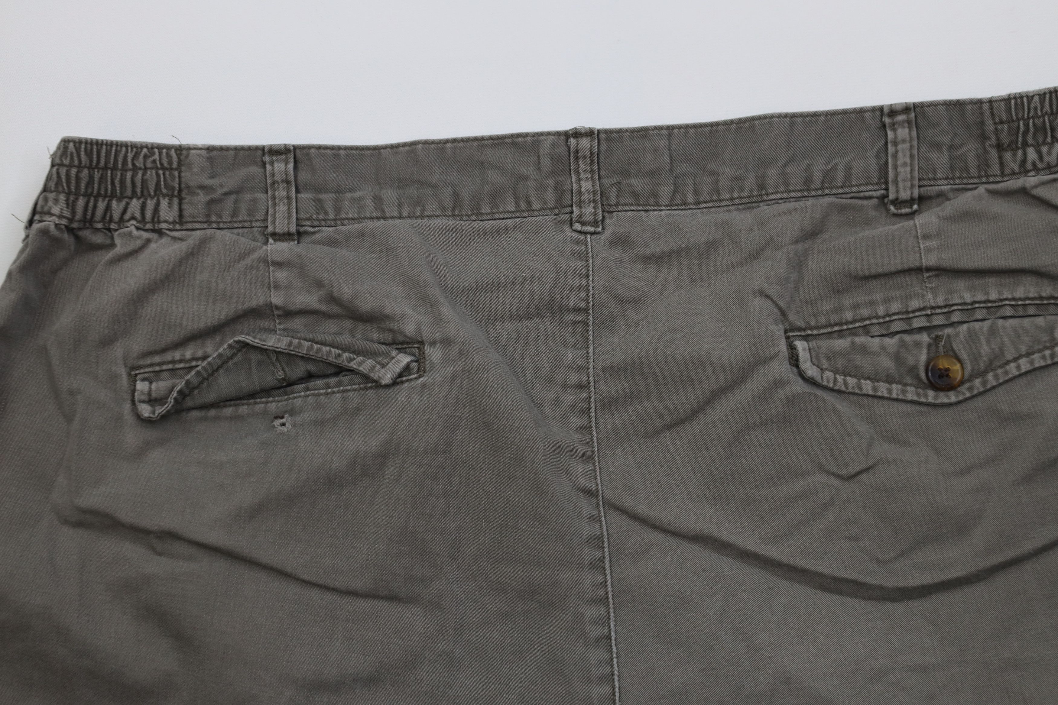 L.L. Bean Vintage 90s LL Bean Above Trekking Shorts Gray Green USA Size US 40 / EU 56 - 11 Thumbnail