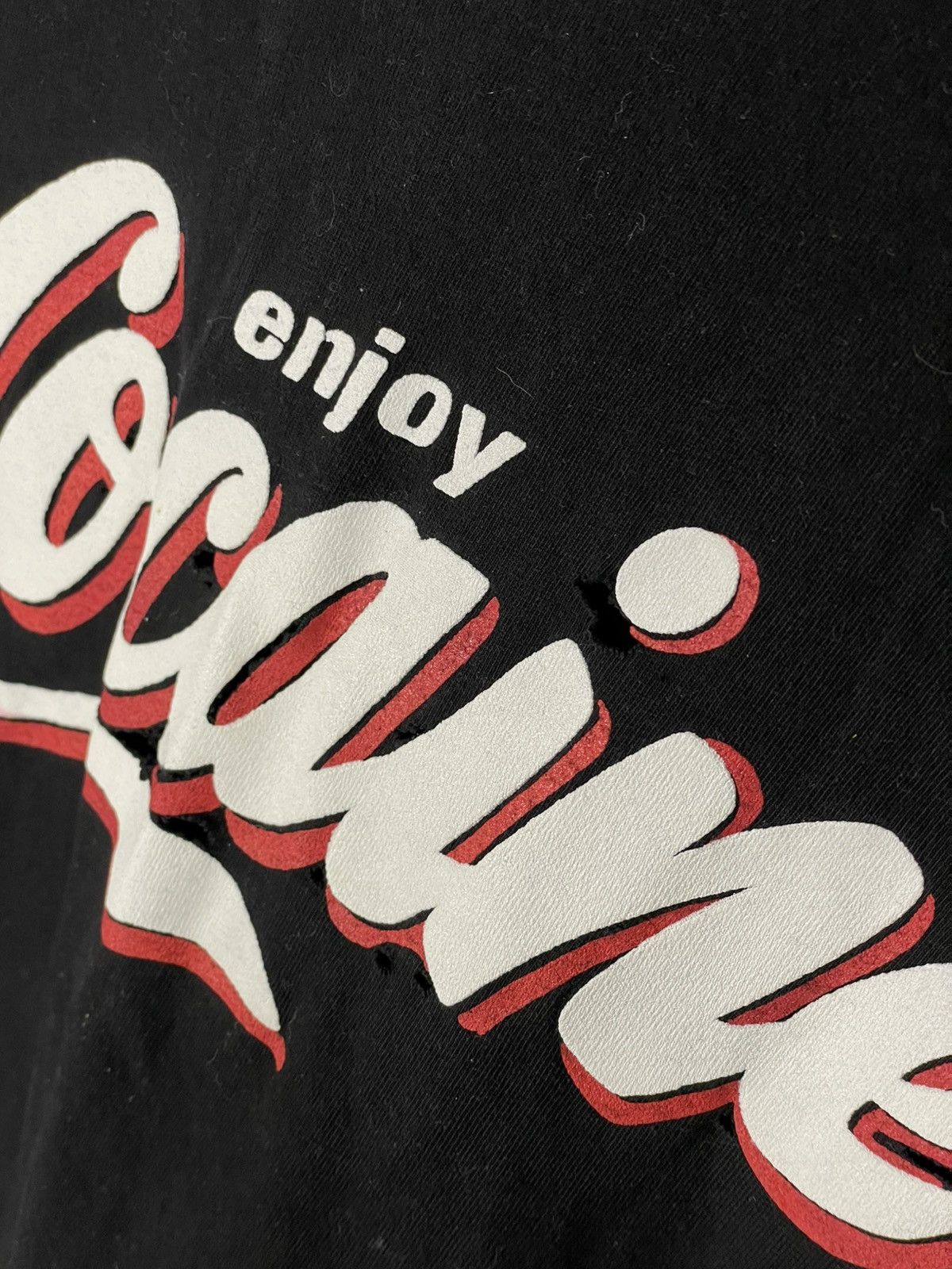 Vintage Vintage 90s Cocaine Enjoy Coca Cola Logo T-shirt Style Size US XL / EU 56 / 4 - 7 Thumbnail