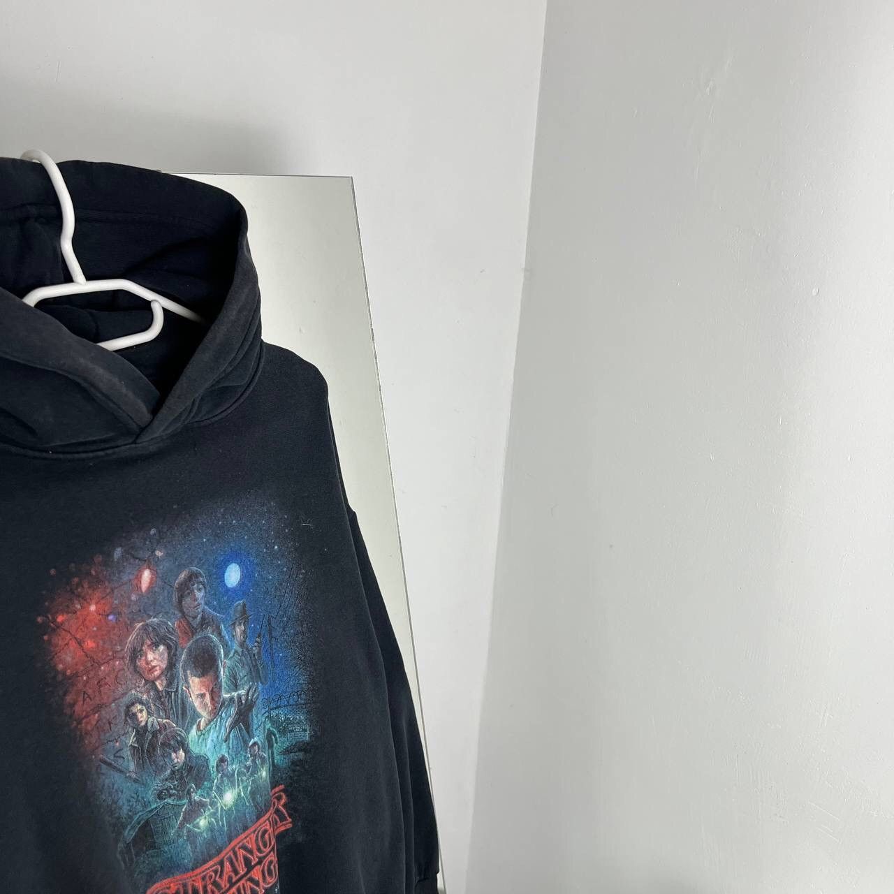 Vintage Stranger Things Hoodie Vintage Big Print Y2k Style Size US S / EU 44-46 / 1 - 2 Thumbnail