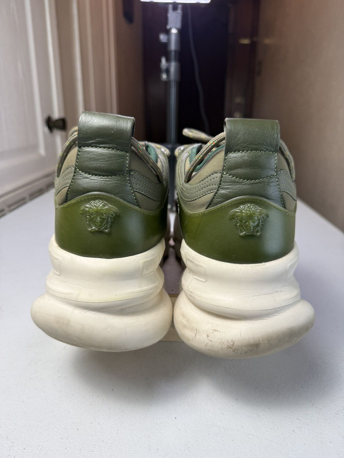 Versace Versace Chain Reaction Animal Sneakers sz 43 Size US 10 / EU 43 - 5 Thumbnail