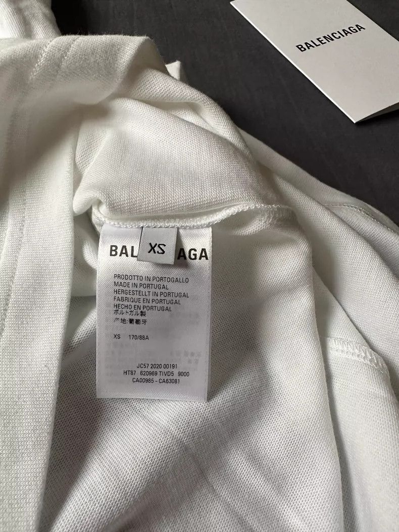 Balenciaga Balenciaga GW printed loose short sleeve T-shirt Size US XS / EU 42 / 0 - 7 Thumbnail