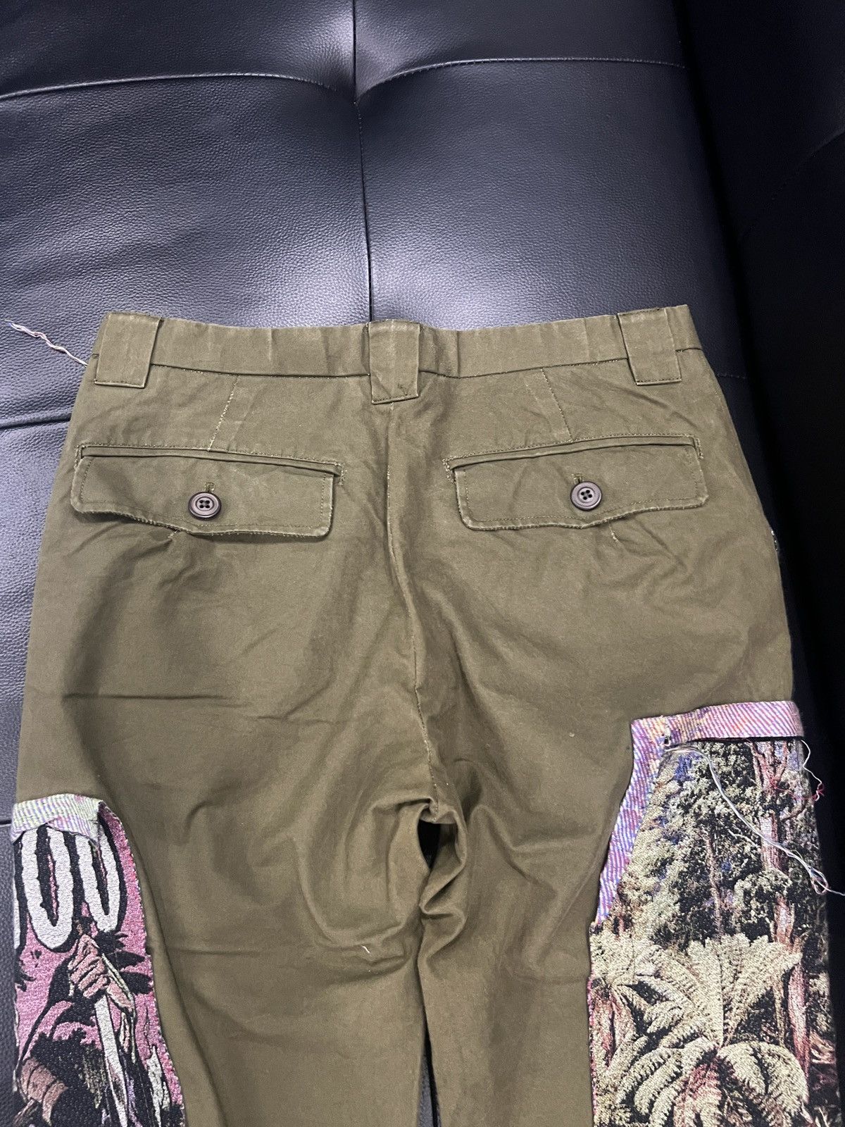 Maison MIHARA YASUHIRO Maison Mihara Yasuhiro Knit Patchwork Cargo Pants Size US 34 / EU 50 - 11 Thumbnail