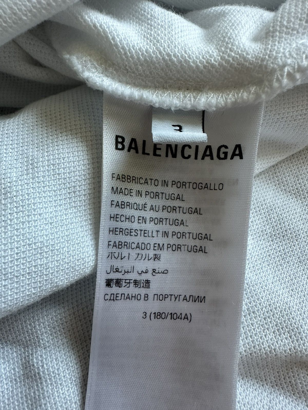 Balenciaga BALENCIAGA OVERSIZED BB LOGO POLO SHIRT – WHITE – SIZE 3 Size US L / EU 52-54 / 3 - 9 Thumbnail