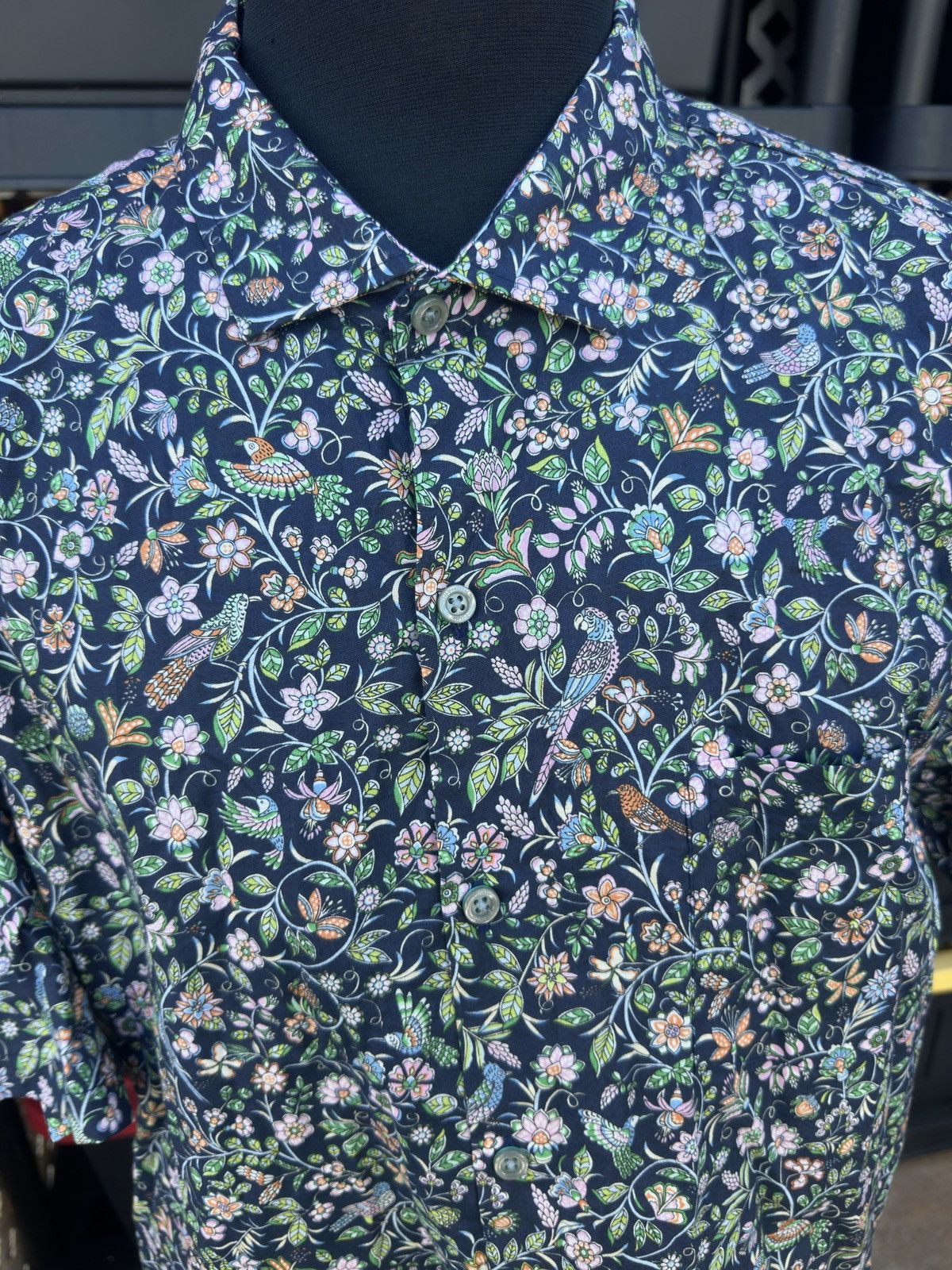 Tori Richard PreOwned Tori Richard Book Of Birds Multicolored Men's XL Size US XL / EU 56 / 4 - 3 Thumbnail