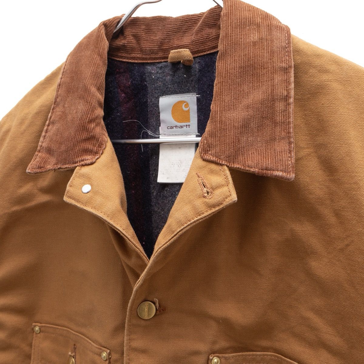 Carhartt VTG Carhartt Michigan Chore Jacket CO1 BRN Blanket Lined Size US XL / EU 56 / 4 - 3 Thumbnail