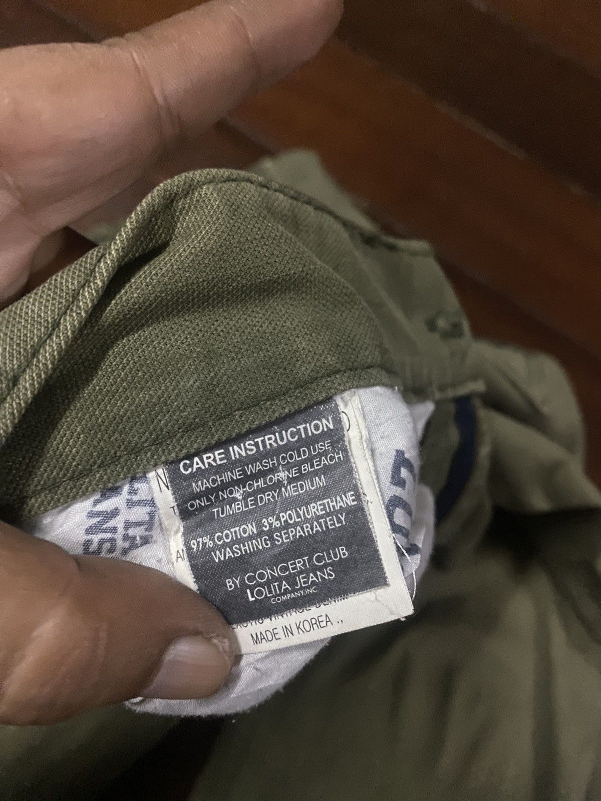 If Six Was Nine × Japanese Brand FIRE LOLITA JEANS ZIPPER OLIVE Size US 35 - 17 Thumbnail