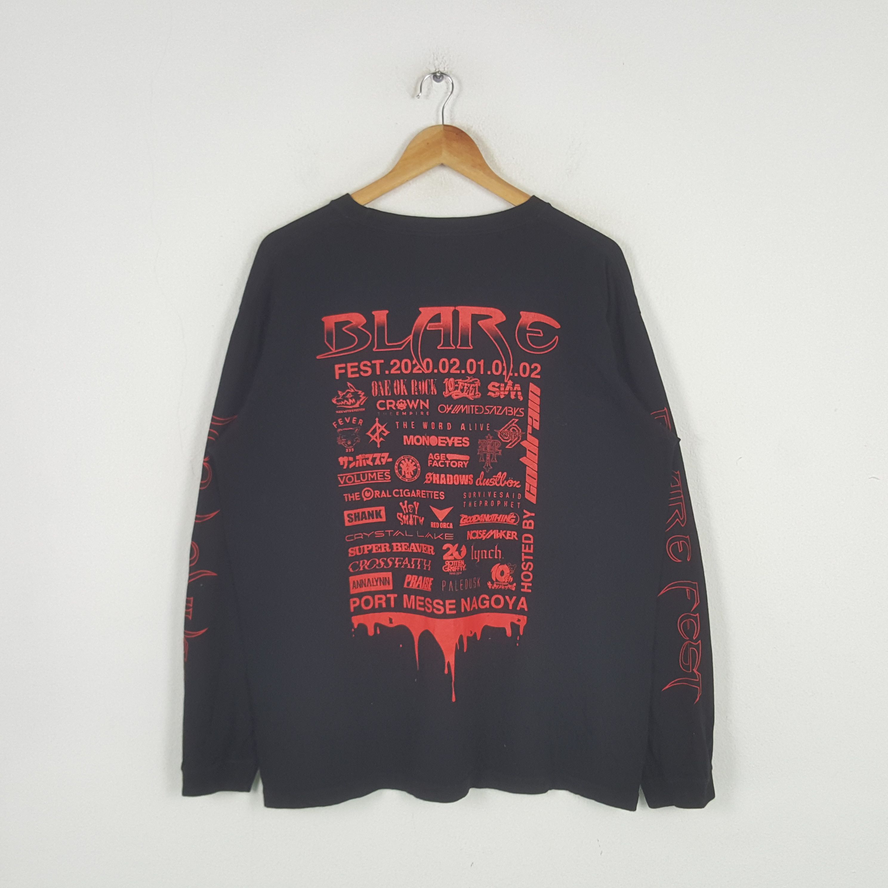 Band Tees Vintage Blare Fest Japanese Punk Music Festival Tshirt 31 Size US XL / EU 56 / 4 - 1 Thumbnail
