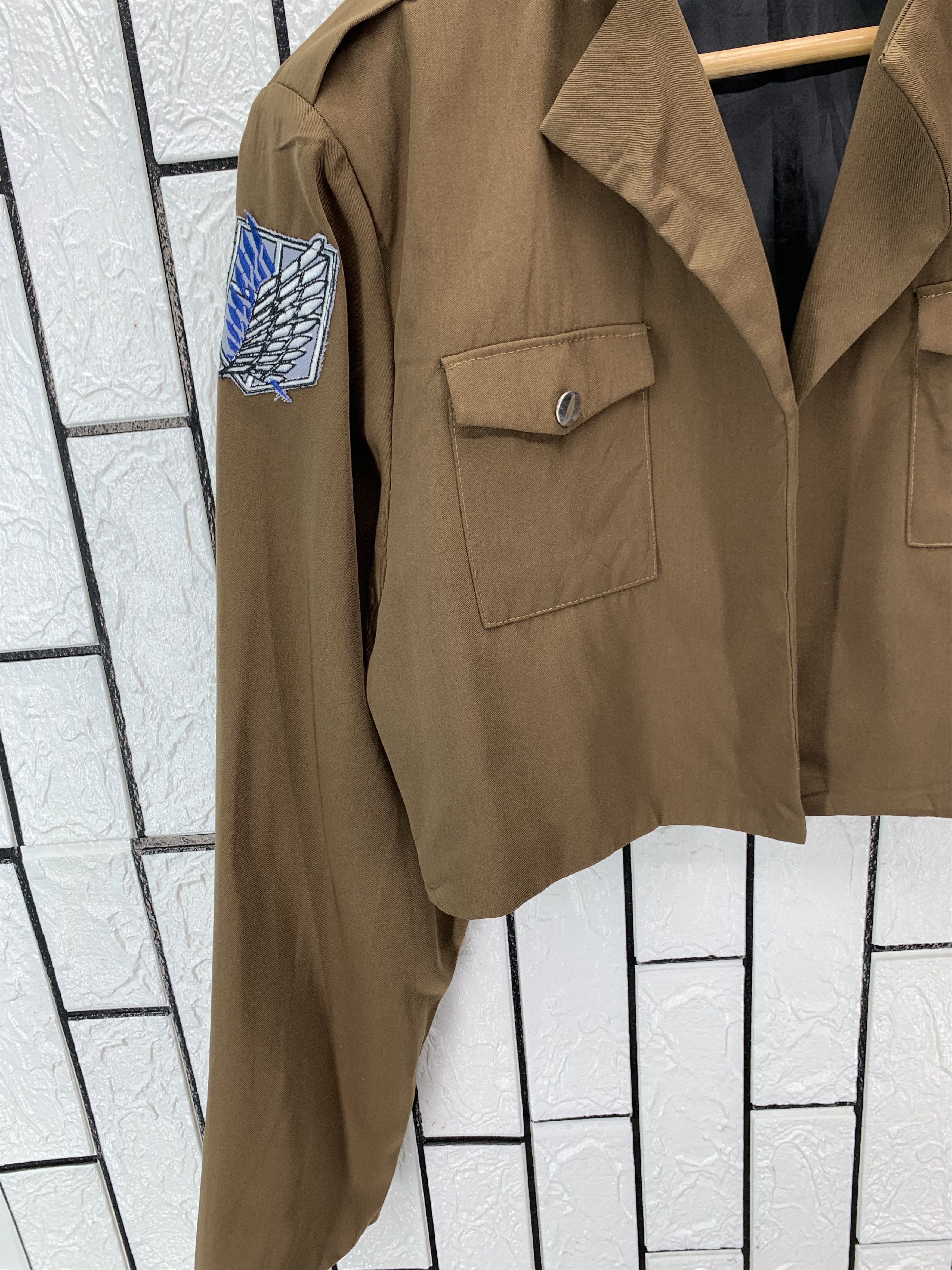 Anime Attack of titan patch Cropped Jacket Size US S / EU 44-46 / 1 - 2 Thumbnail