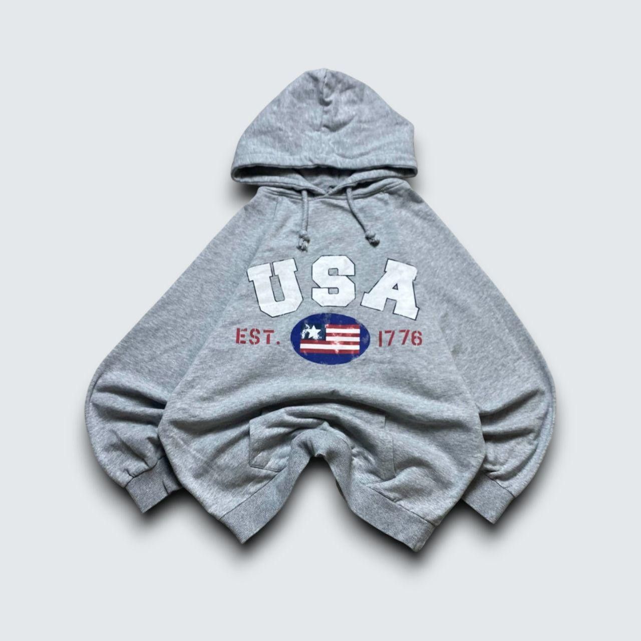 Japanese Brand 90s USA University Hoodie Grey L Size US L / EU 52-54 / 3 - 1 Thumbnail