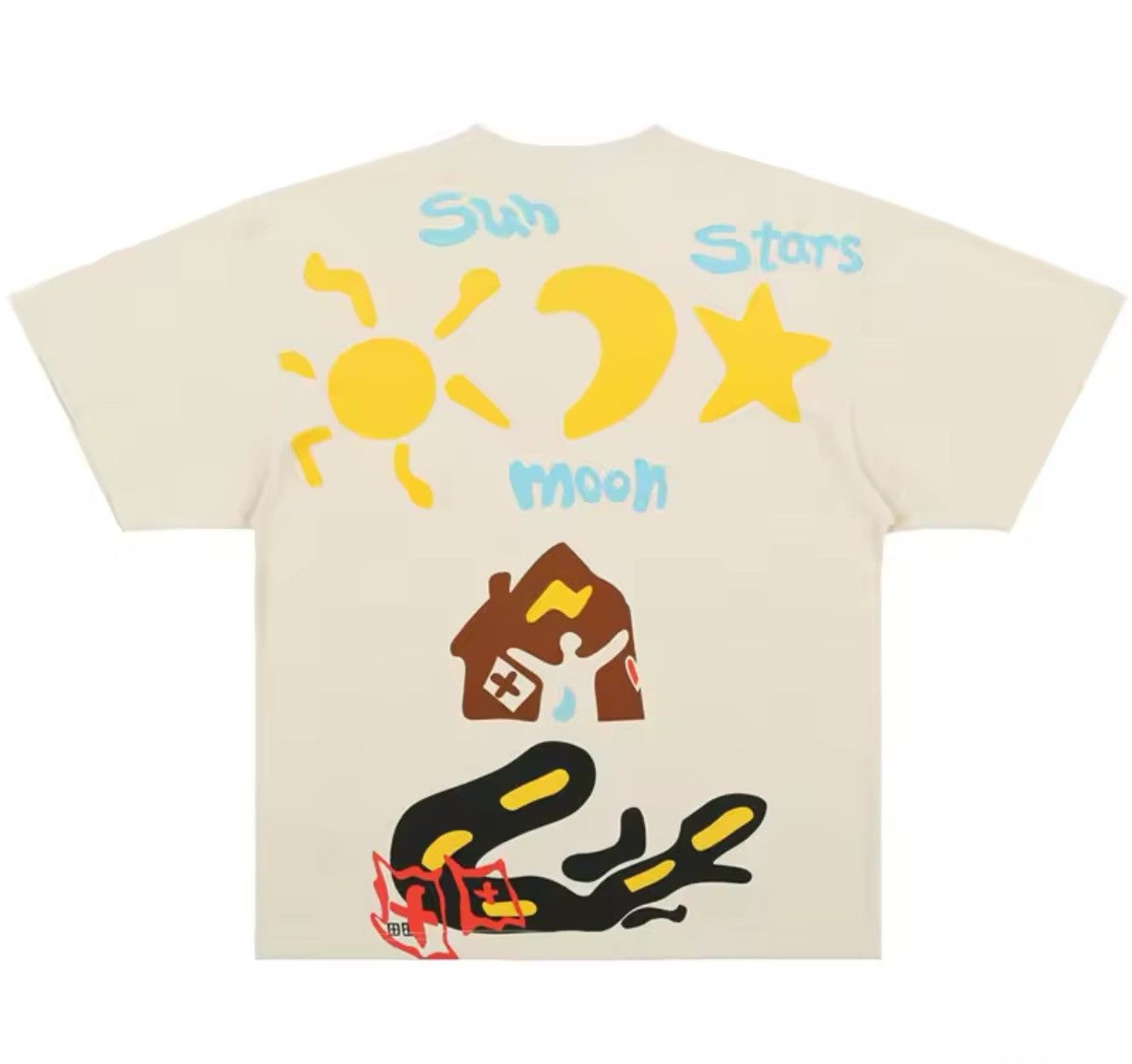 Japanese Brand Cartoon Hip Hop Graffiti y2k Streetwear T Shirt Size US XL / EU 56 / 4 - 2 Thumbnail