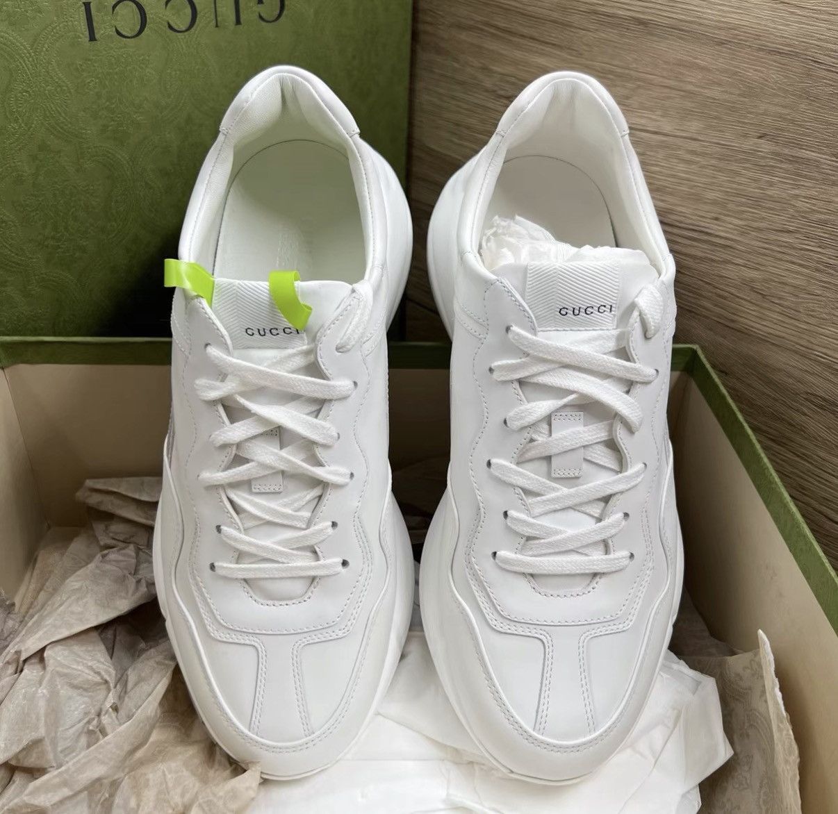 Gucci Gucci Phyton White Dad Sneakers J41 Size US 8.5 / EU 41-42 - 2 Thumbnail