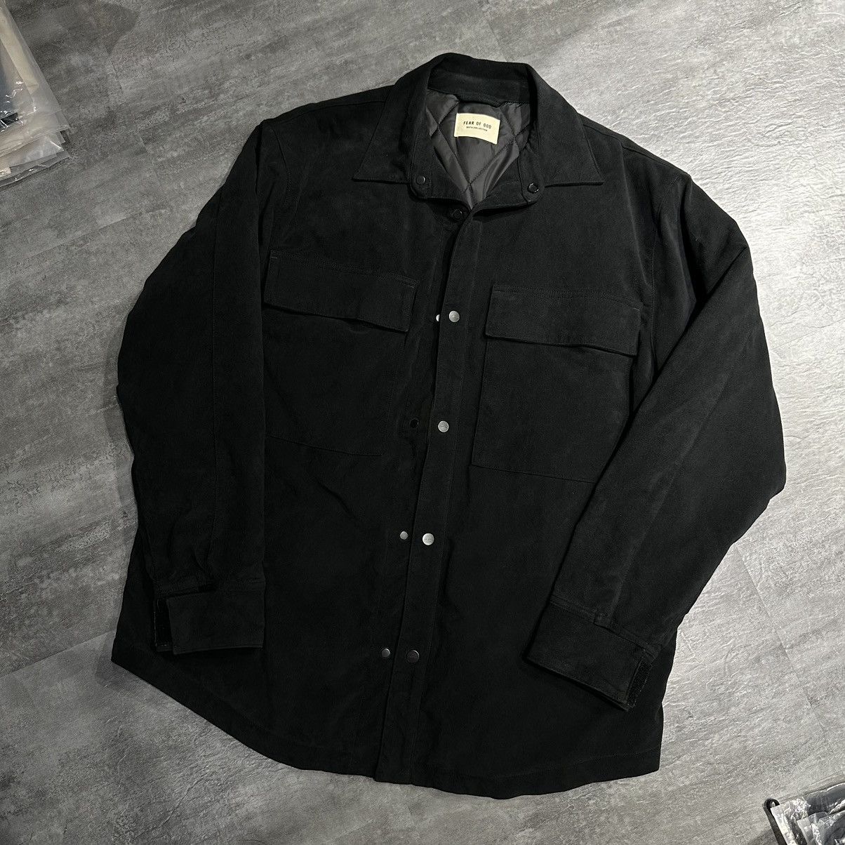 Fear of God Fear of God Sixth Collection 6th Oversized Suede Overshirt |  Grailed