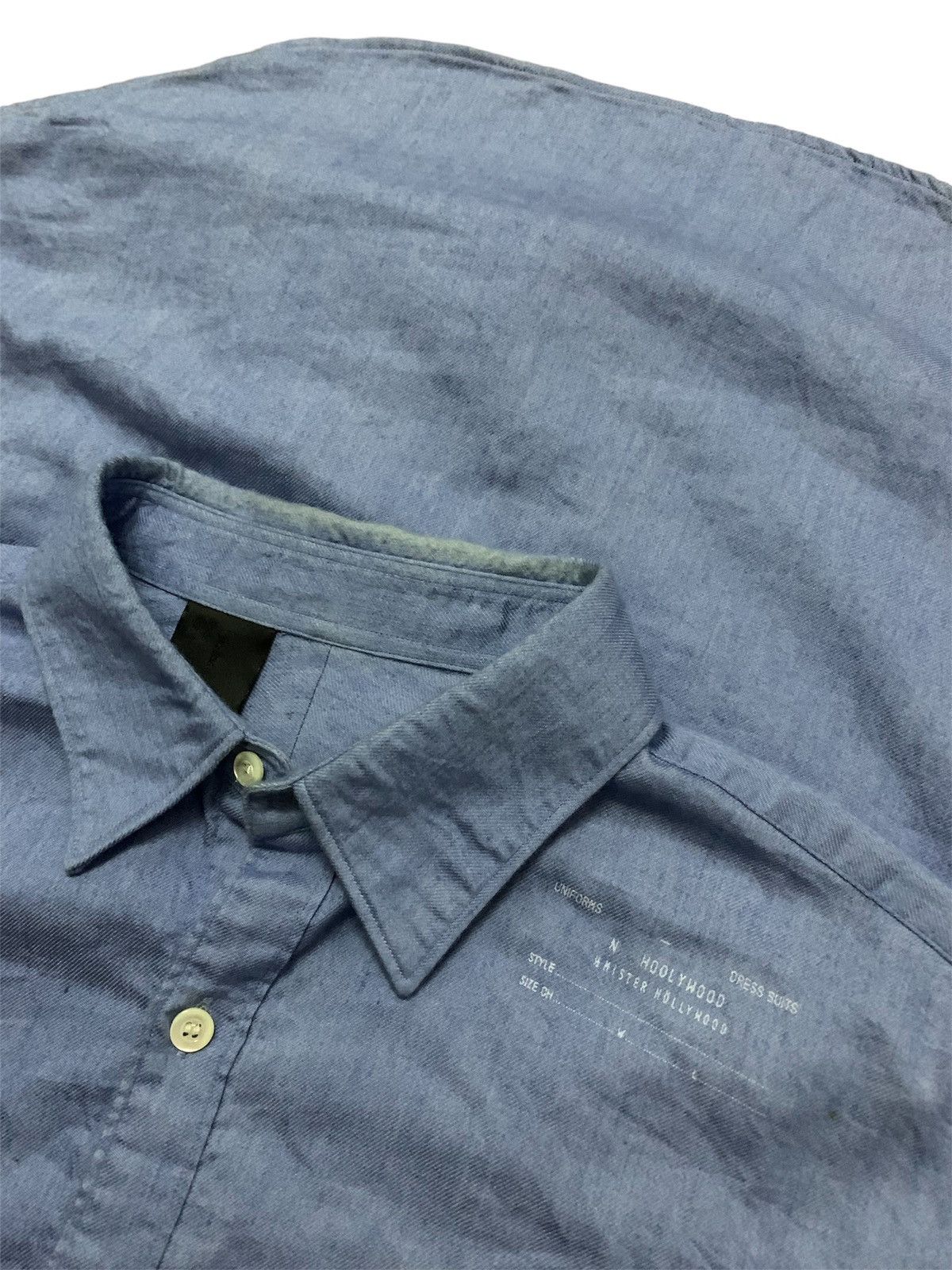 Designer × N.Hoolywood Vtg Mister Hoolywood N. Hoolywood Chambray Shirt Size US M / EU 48-50 / 2 - 2 Thumbnail