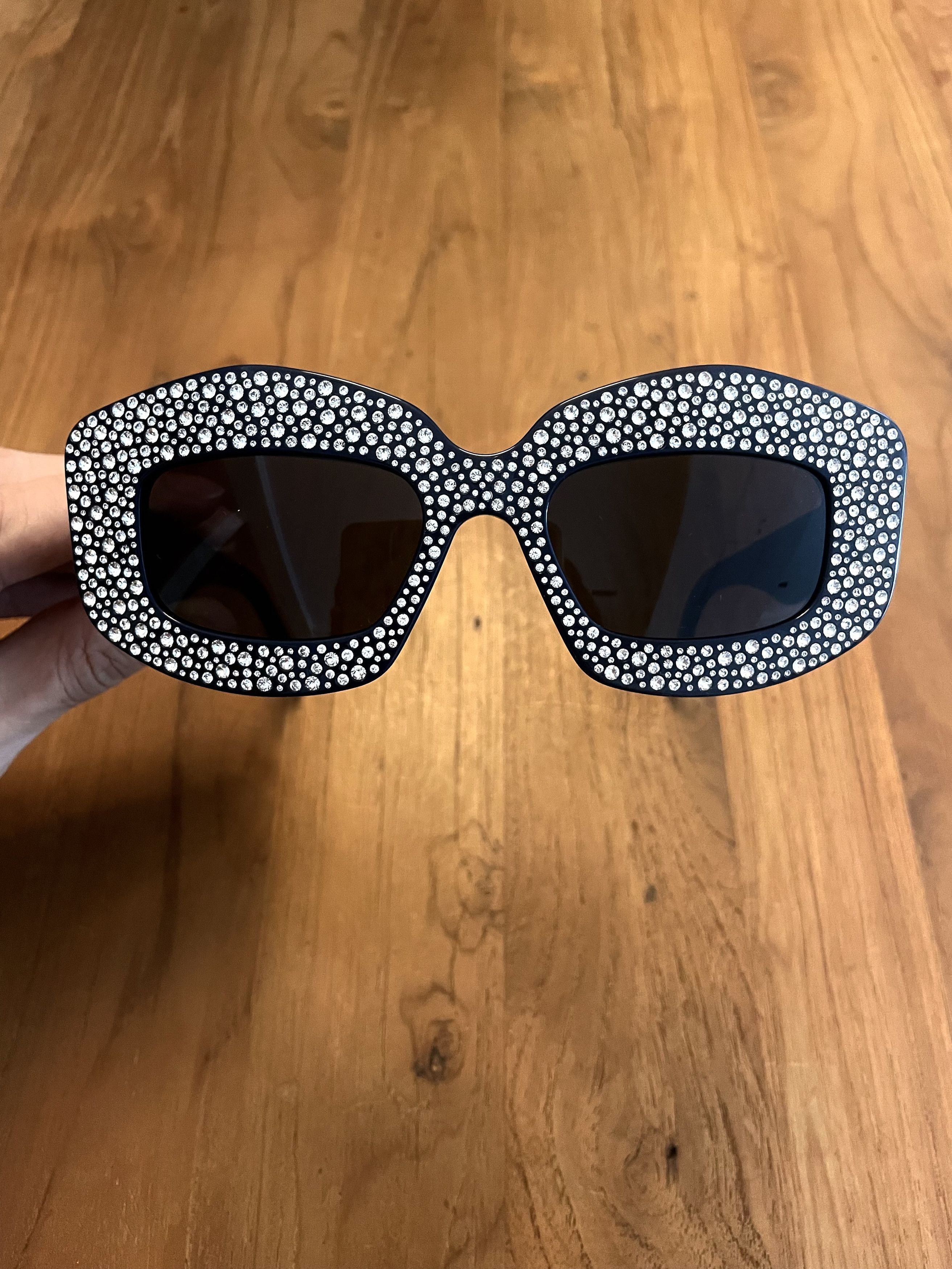 Loewe DIAMANTE PAVÉ RHINESTONES CRYSTAL ICED DISCO RAVE SUNGLASSES Size ONE SIZE - 4 Thumbnail