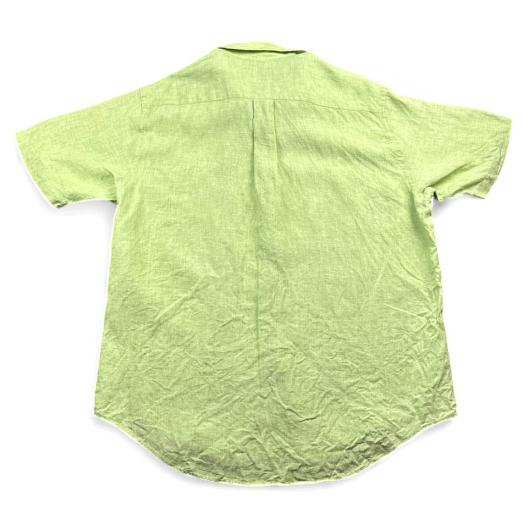 Brooks Brothers VINTAGE Brooks Brothers Shirt Adult LARGE Green Irish Linen Button-Down 90s Size US L / EU 52-54 / 3 - 3 Thumbnail