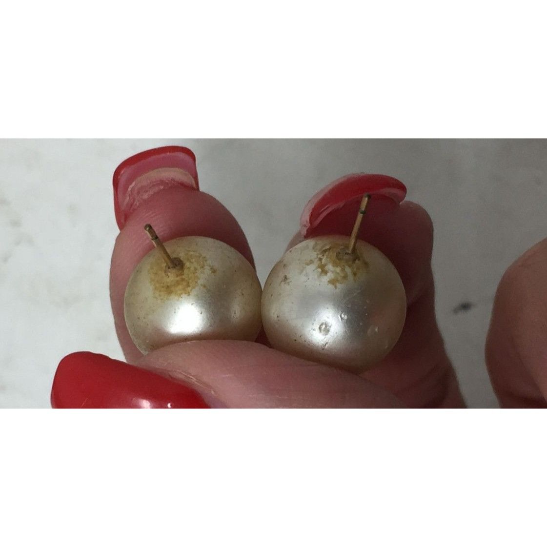 Other Women's White Faux Pearl Earrings Size ONE SIZE - 4 Thumbnail