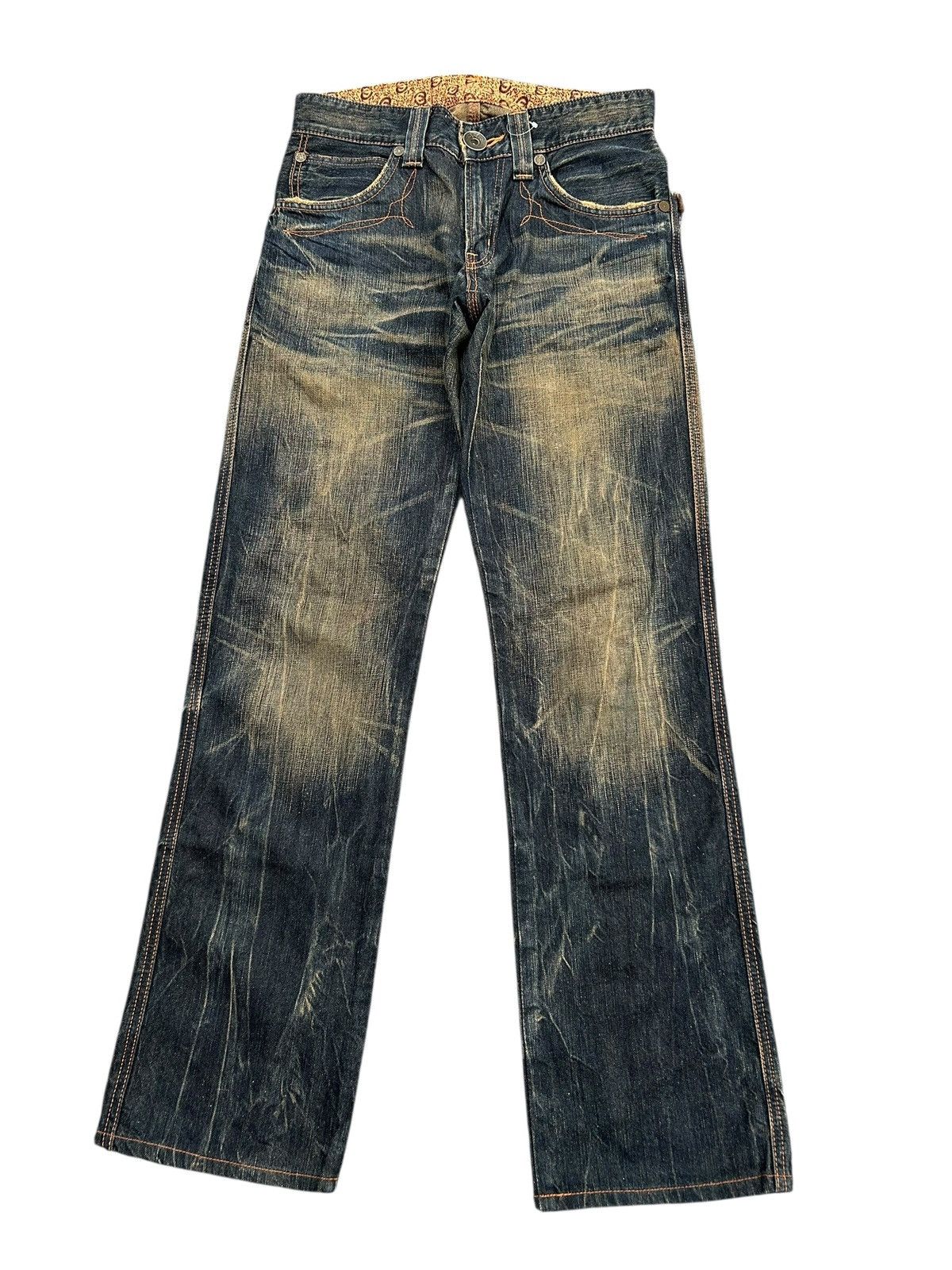 Edwin × Japanese Brand × Jean Vintage Edwin BTZ503 Rusty Mudwash Japanese Denim Jeans Size US 30 / EU 46 - 2 Thumbnail