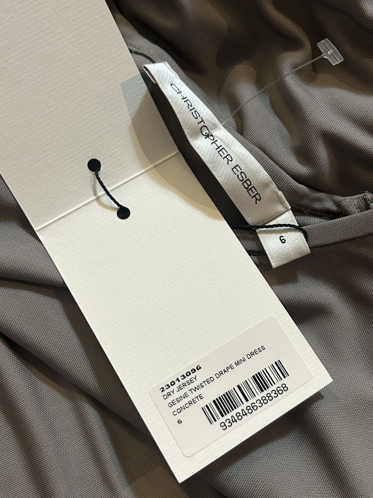 NWT! Gesine Twisted Drape Mini Dress
