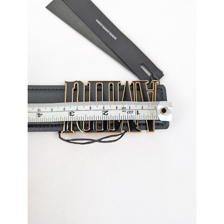Amiri o1rshd1 Size: 105 CM / Nappa Amiri 4cm Belt in Black Size 42 - 10 Thumbnail