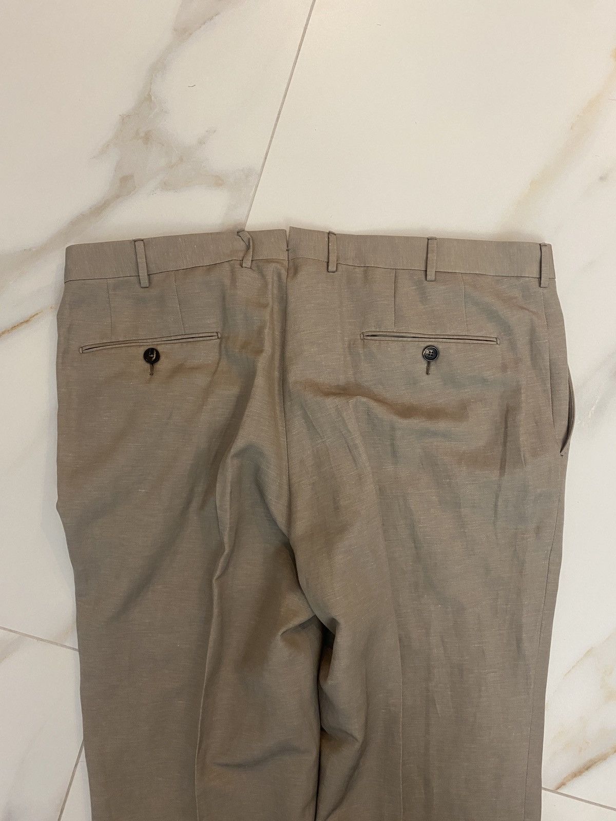 Ermenegildo Zegna Beige Zegna Dress Pants Size US 36 / EU 52 - 3 Thumbnail